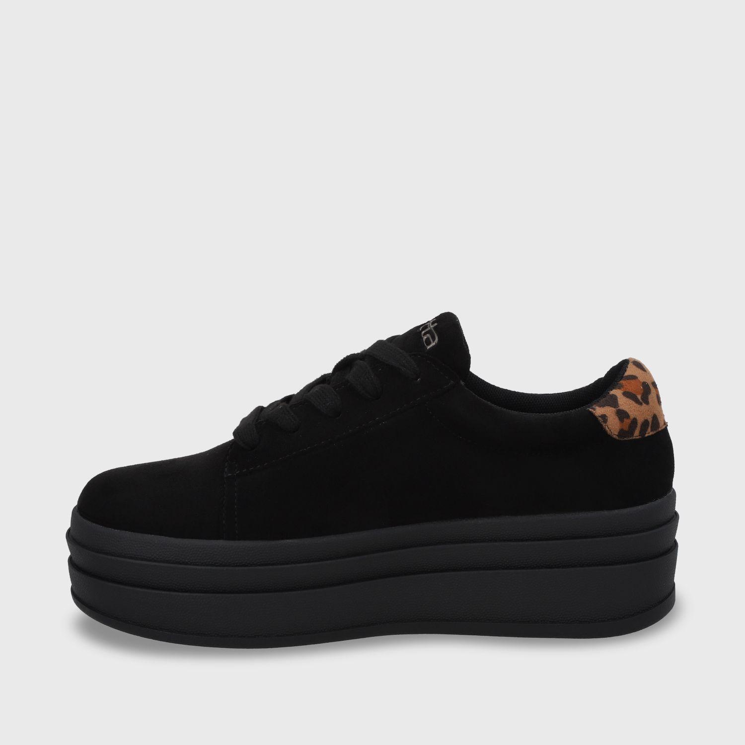 zapatilla Plataforma Negro Mujer 53751 Gotta-3