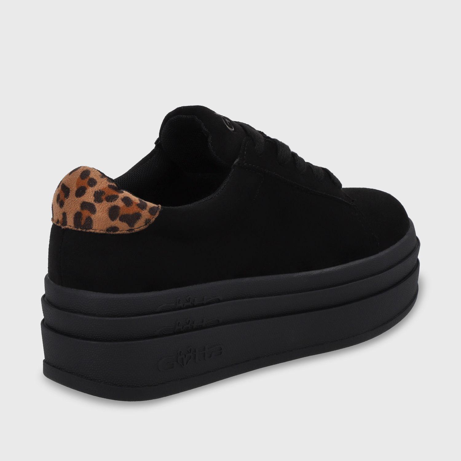 zapatilla Plataforma Negro Mujer 53751 Gotta-4