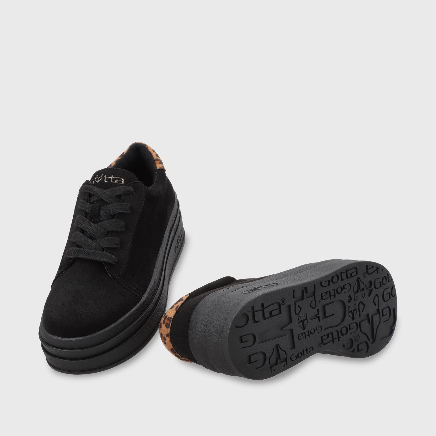 zapatilla Plataforma Negro Mujer 53751 Gotta-6