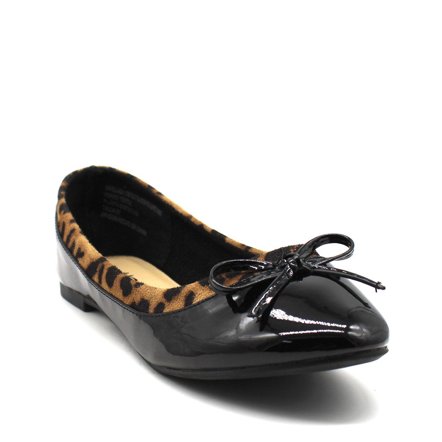 Ballerina Charol Animal Print Mujer C5307 Gotta-3