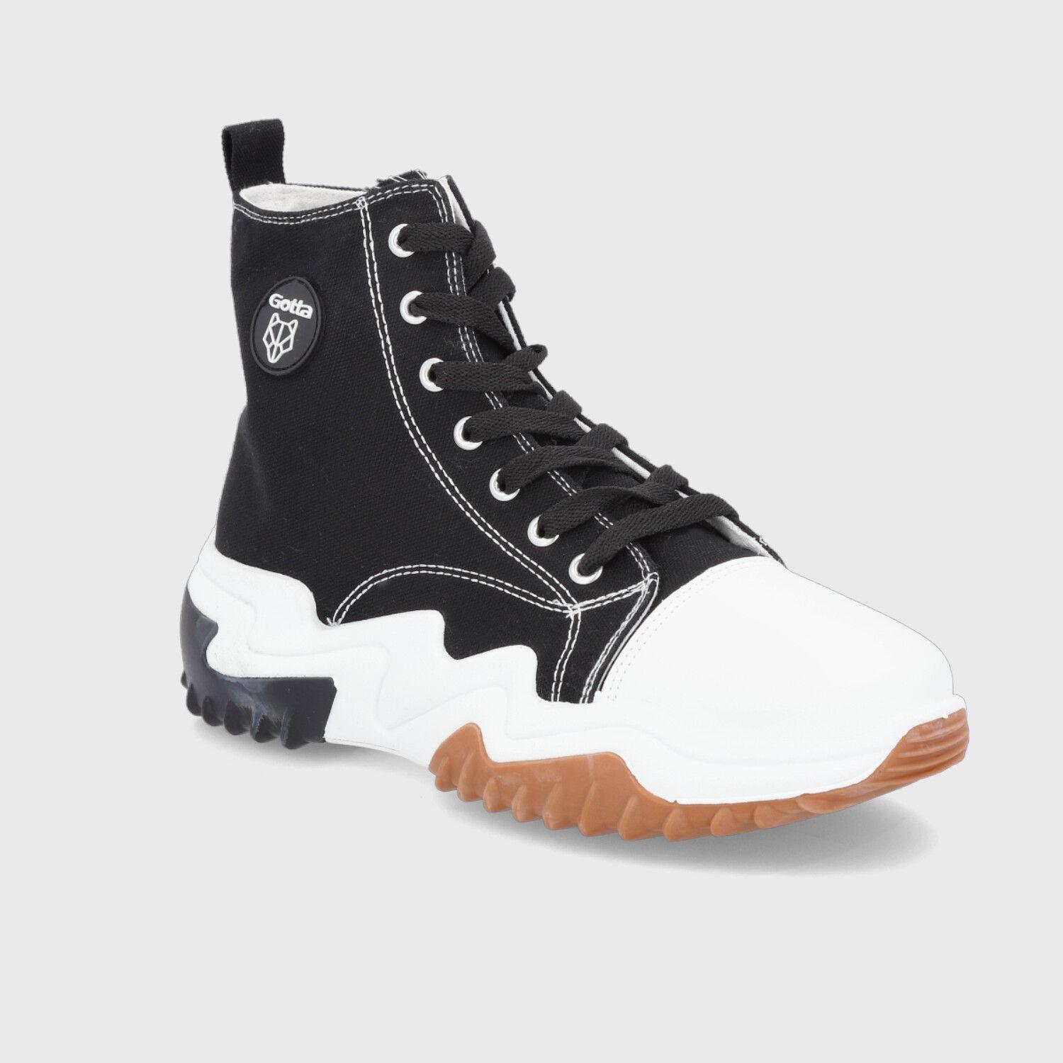 Zapatilla Plataforma Negra Mujer 25960 Gotta-1