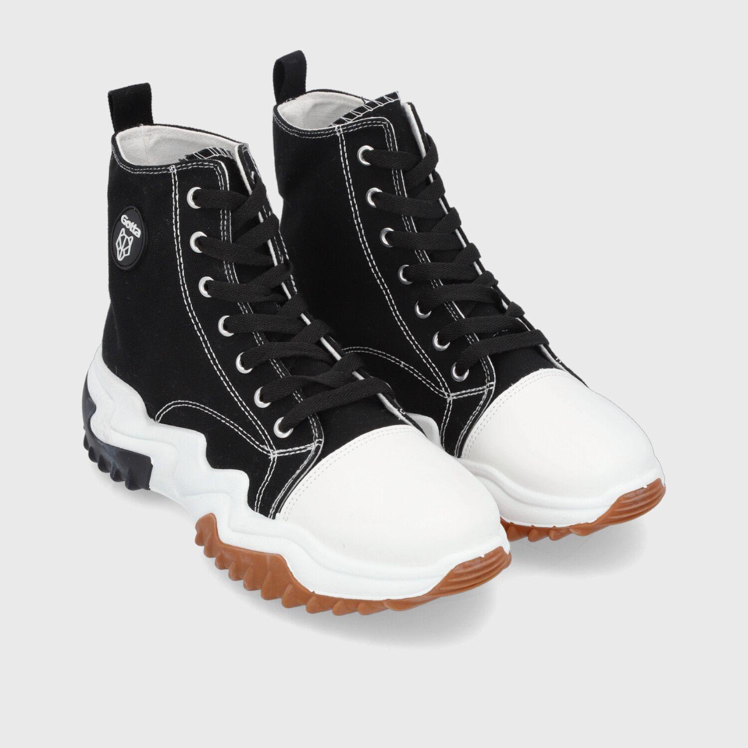 Zapatilla Plataforma Negra Mujer 25960 Gotta-2