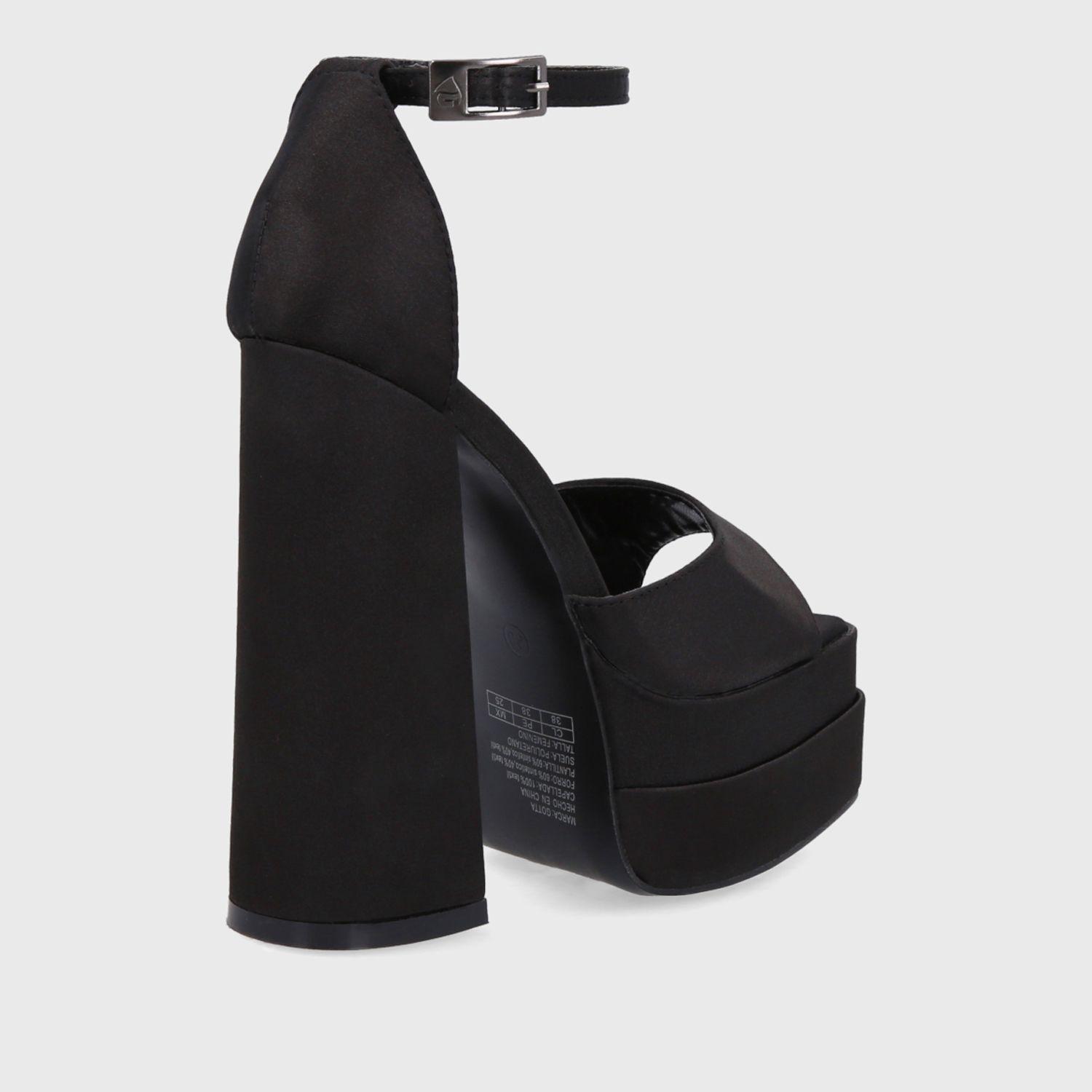Sandalia Plataforma Negra Mujer 25911 Gotta-4