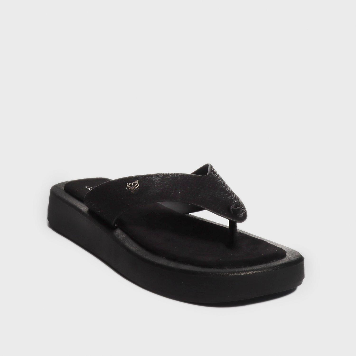 Sandalia Plana Negra Mujer 23292 Gotta-1