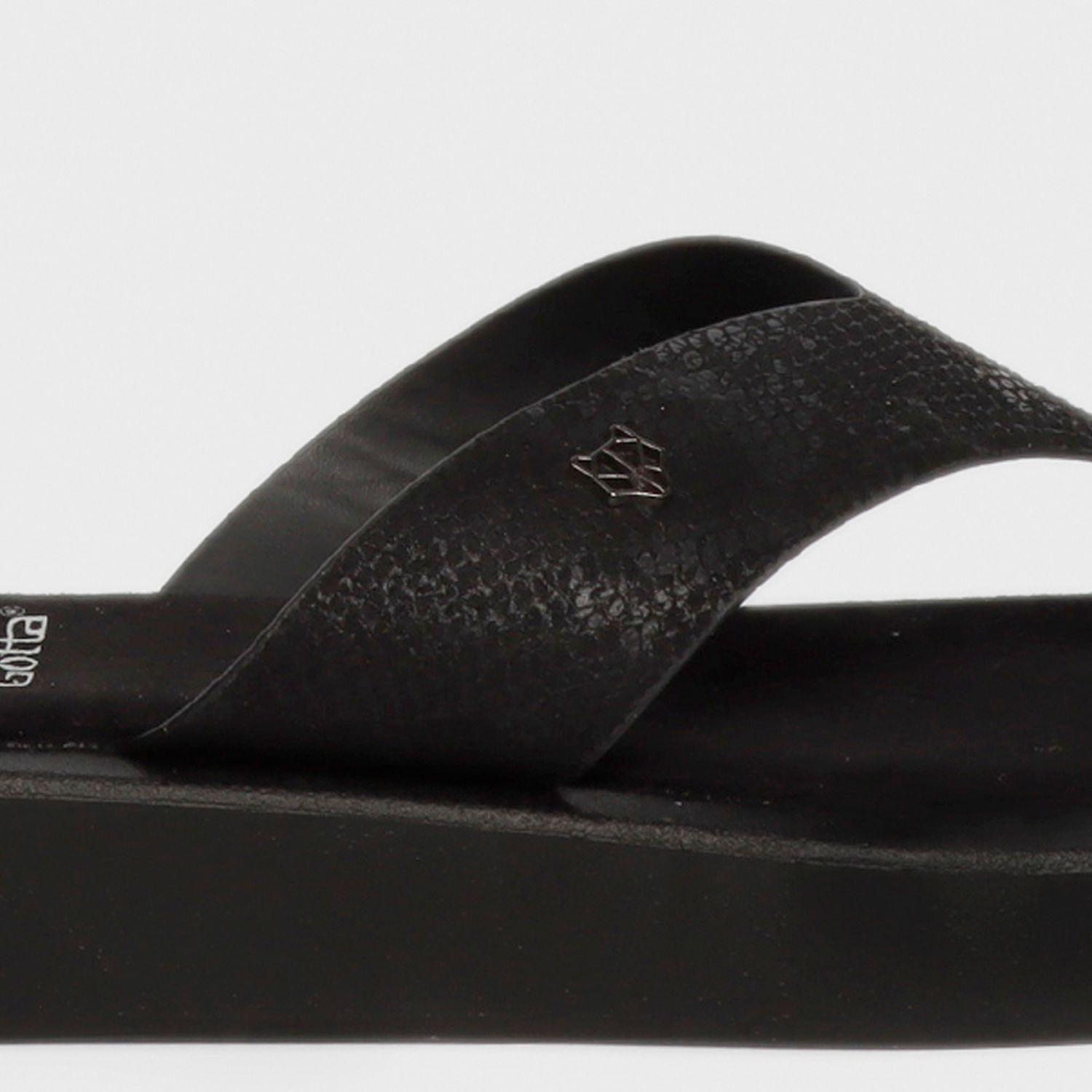 Sandalia Plana Negra Mujer 23292 Gotta-5