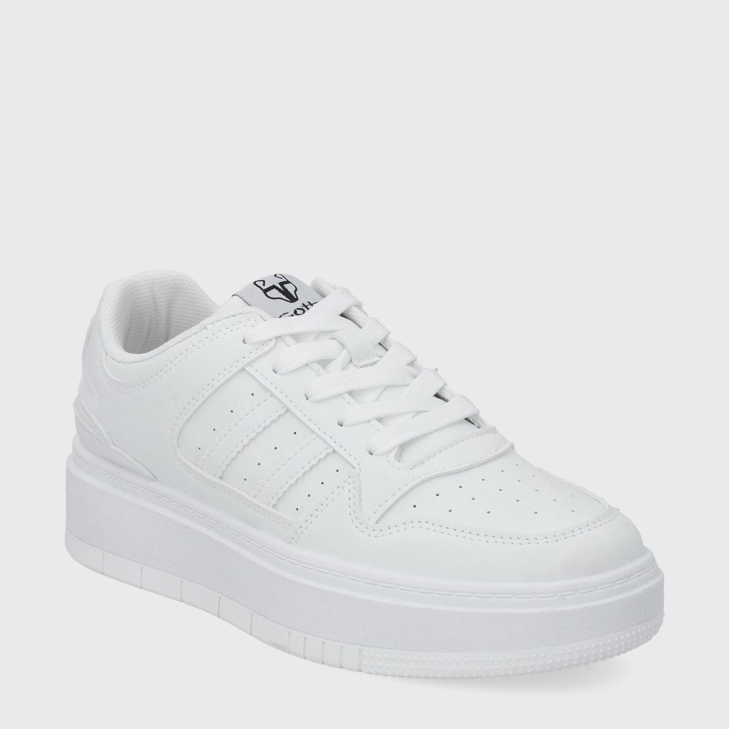 Zapatilla Plataforma Blanca Mujer 58030 Gotta-1