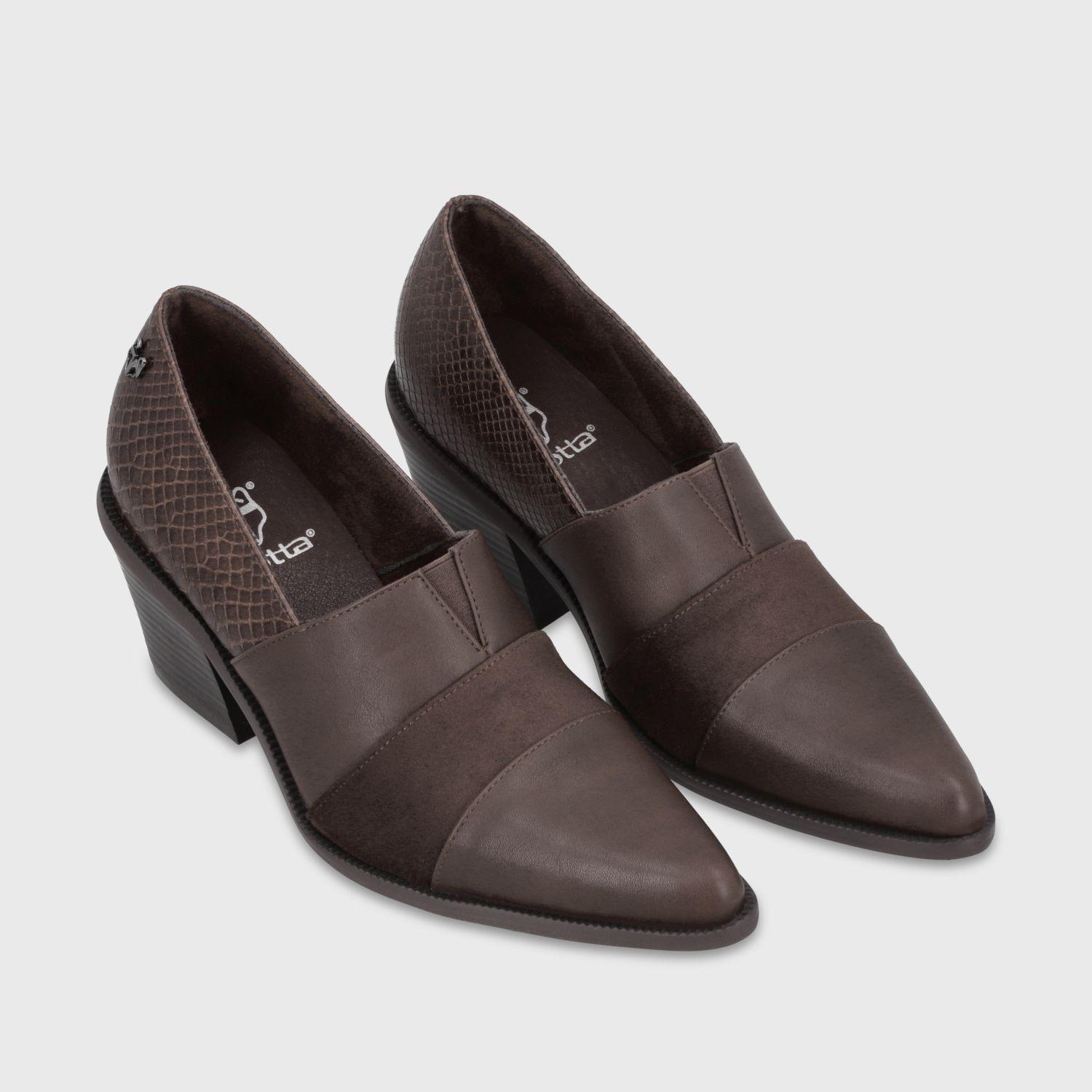 Zapato Taco Café Mujer 3376502 Gotta-2