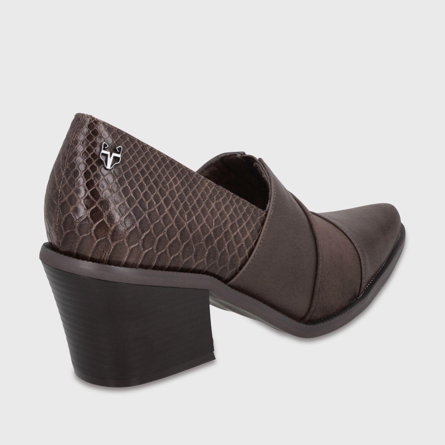 Zapato Taco Café Mujer 3376502 Gotta-4