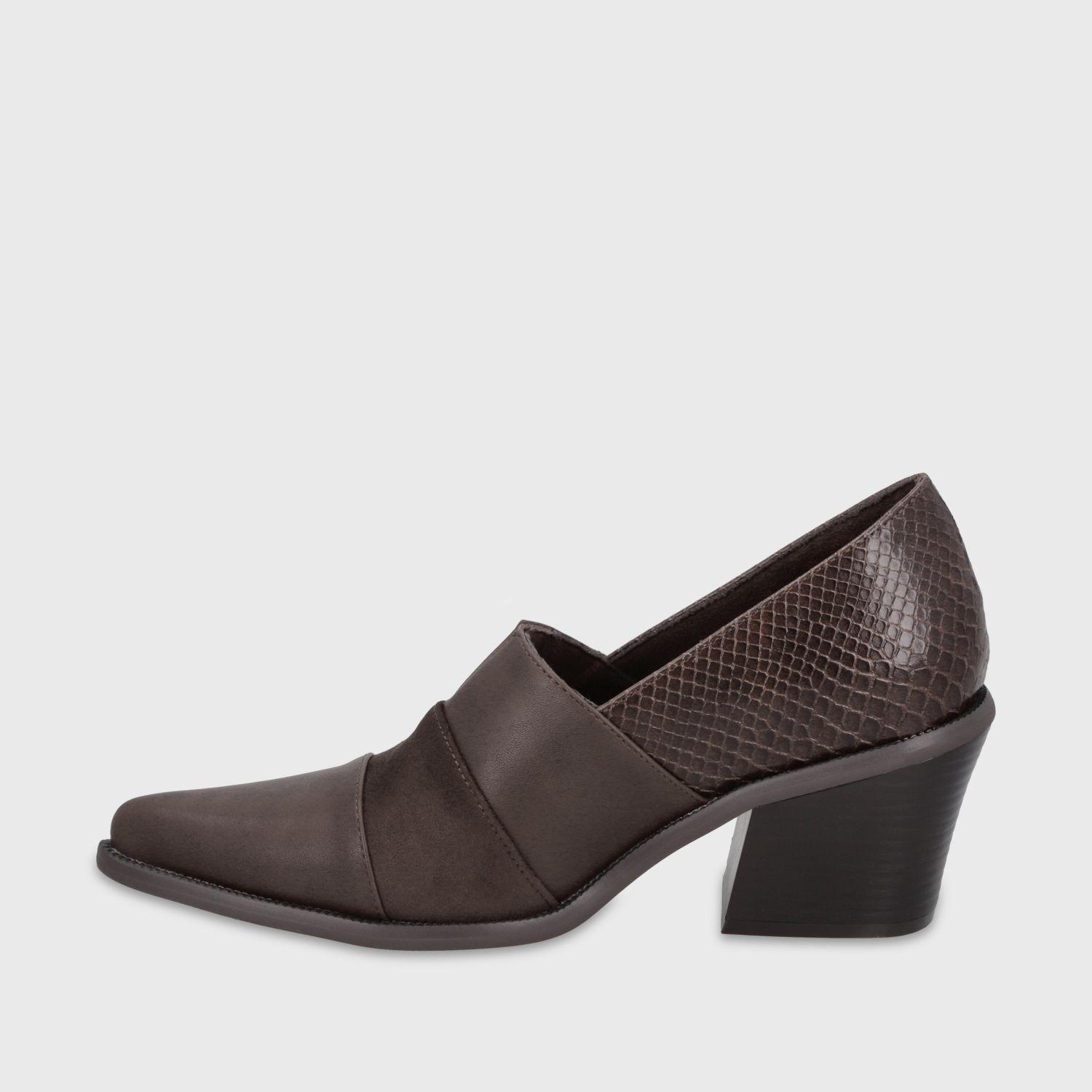Zapato Taco Café Mujer 3376502 Gotta-3