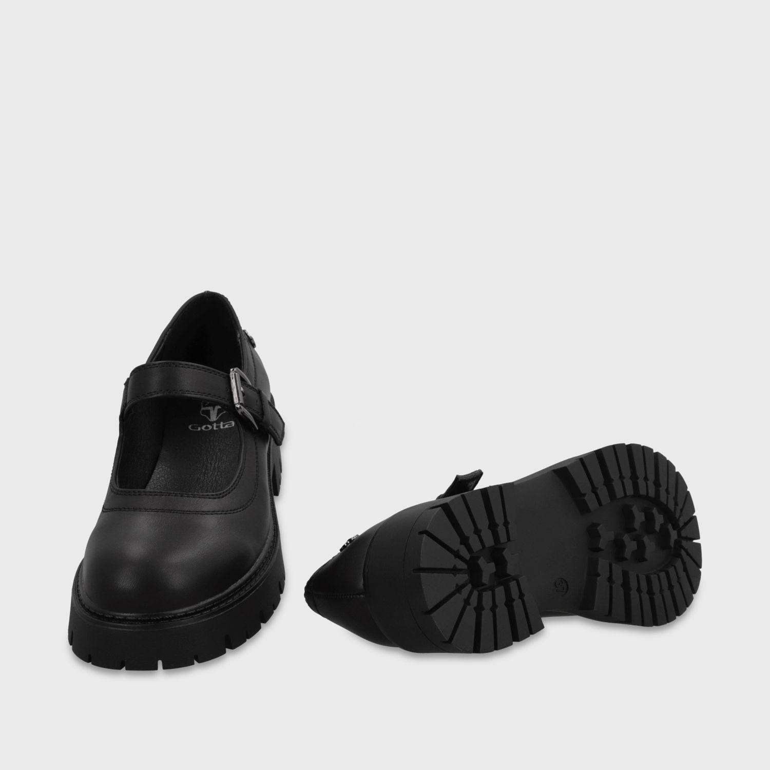 Zapato Plataforma Negro Mujer 6805001 Gotta-6