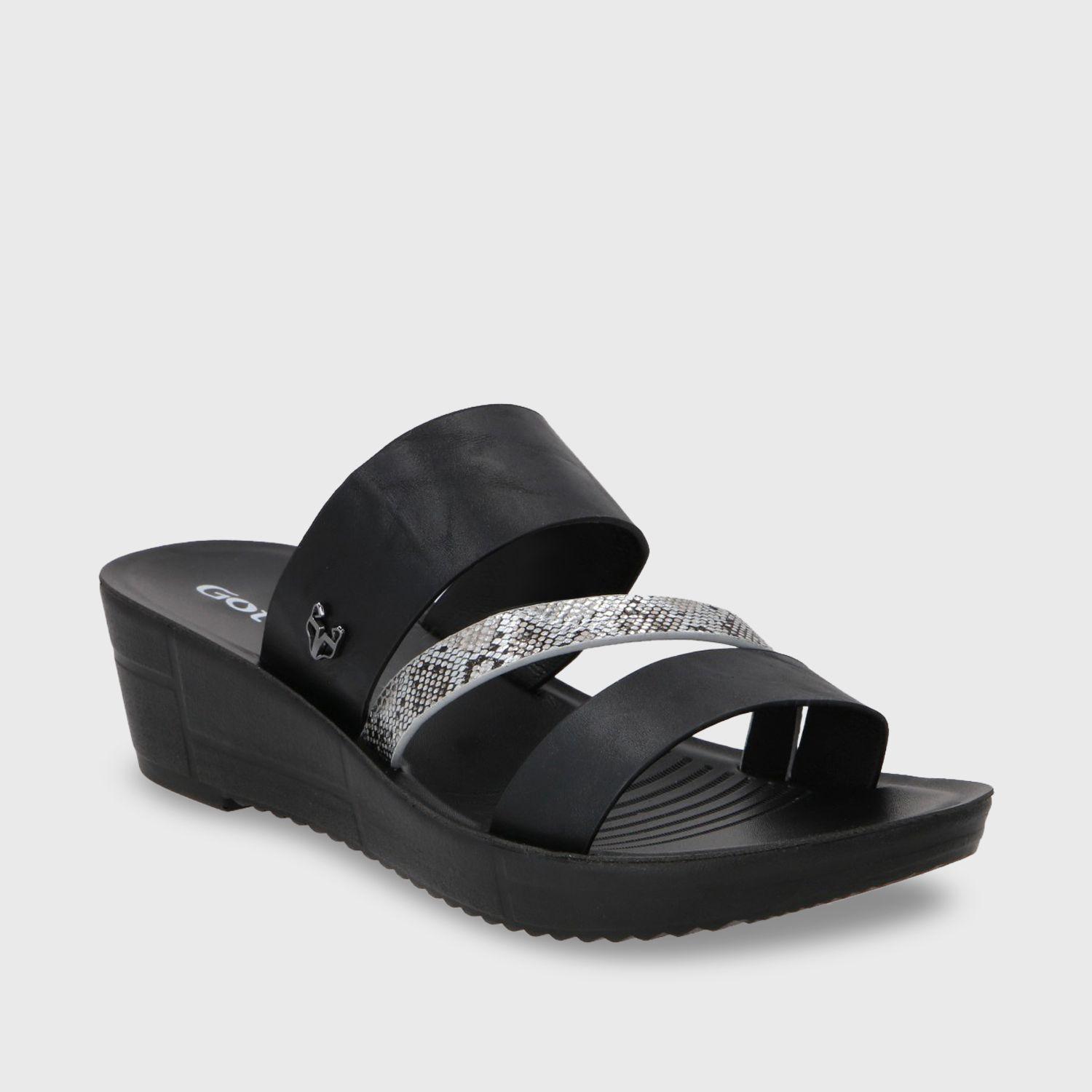 Sandalia Plataforma Negro Mujer 13221 Gotta-1