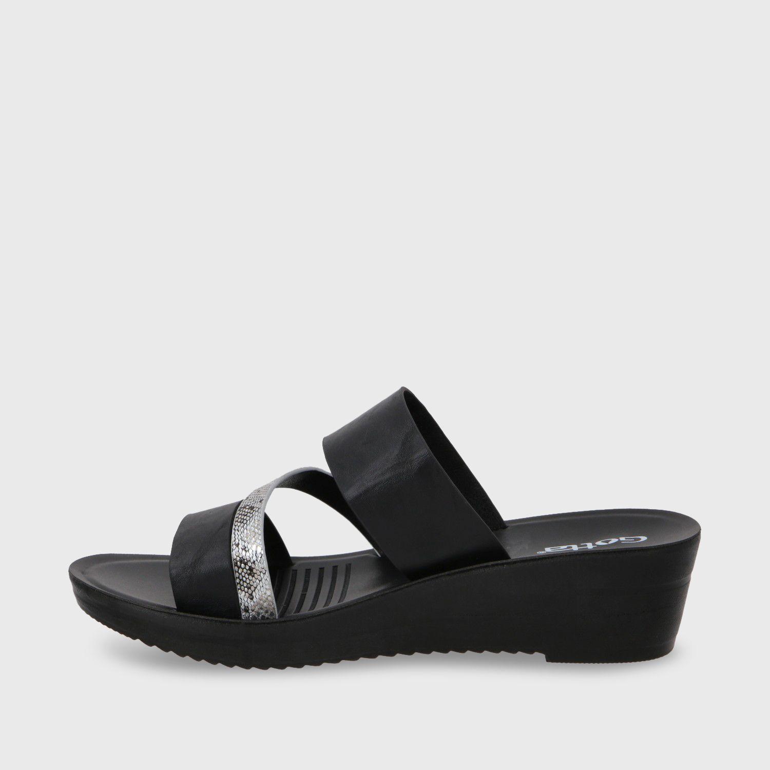 Sandalia Plataforma Negro Mujer 13221 Gotta-3