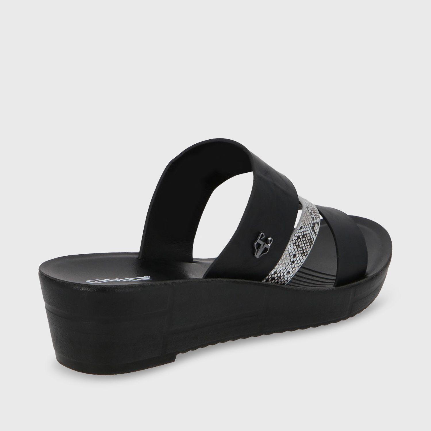 Sandalia Plataforma Negro Mujer 13221 Gotta-4