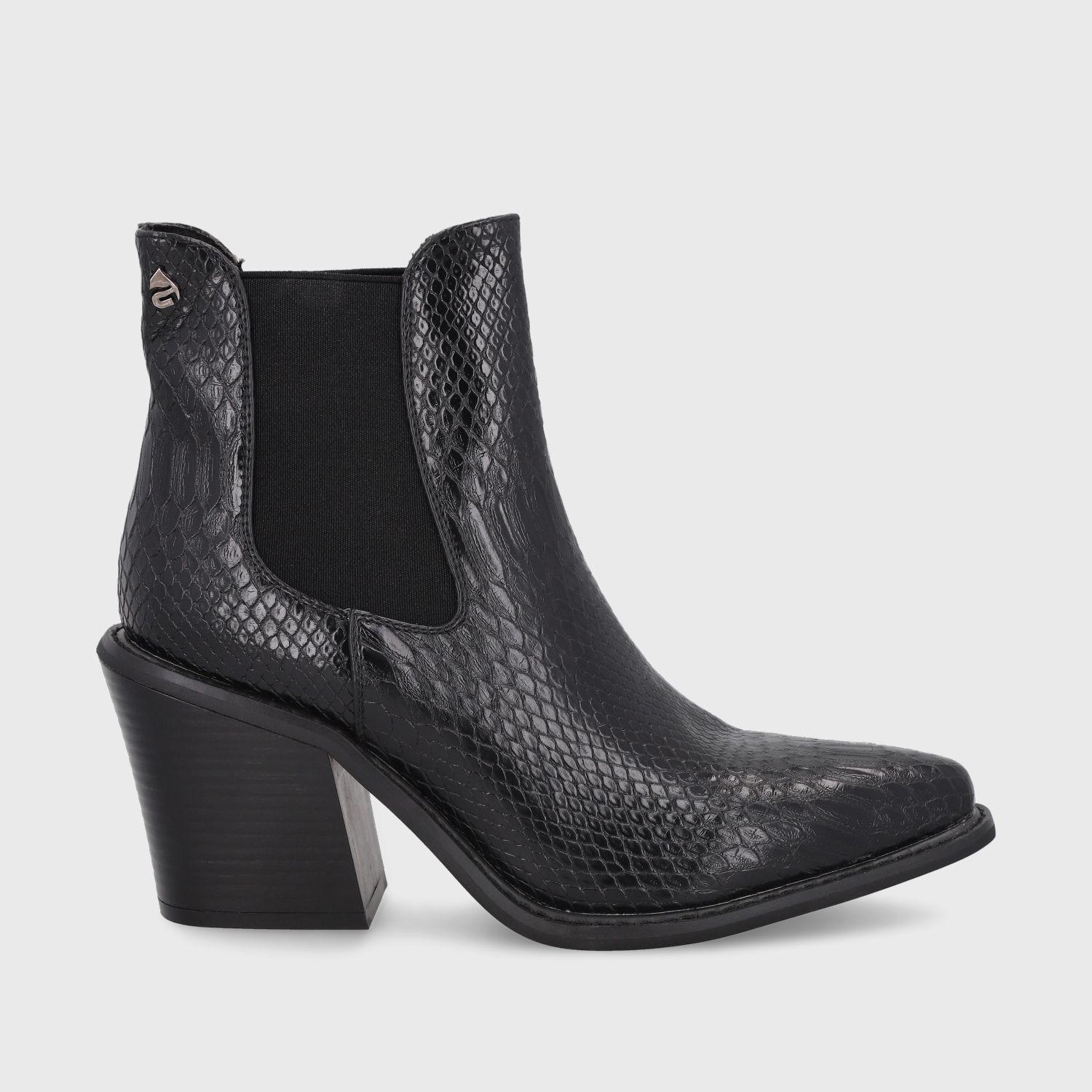 Botín Taco Negro Mujer 33770 Gotta-0