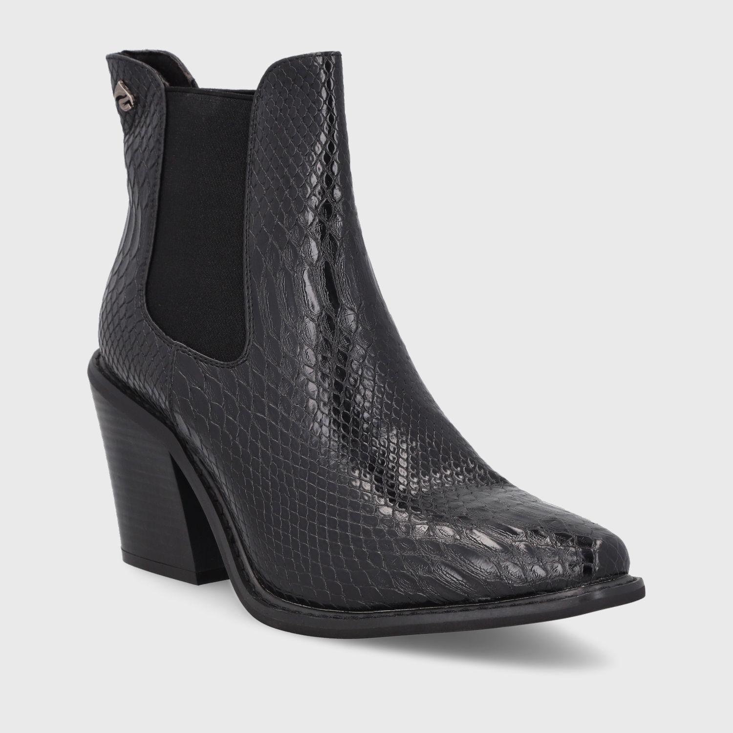 Botín Taco Negro Mujer 33770 Gotta-1