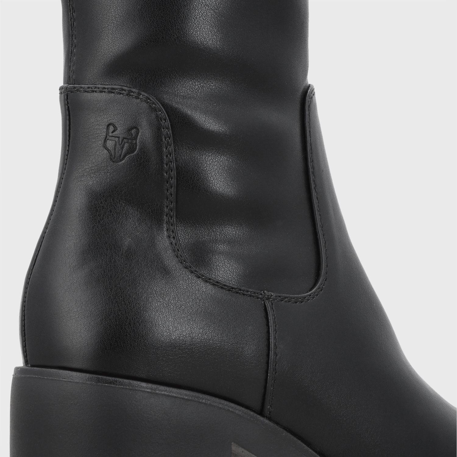 Bota Taco Negra Mujer 56060 Gotta-5