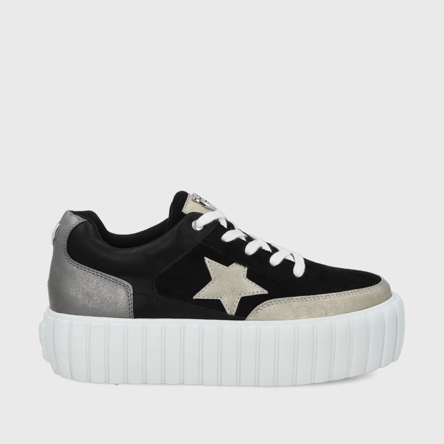 Zapatilla Negra Mujer 43071 Gotta-0