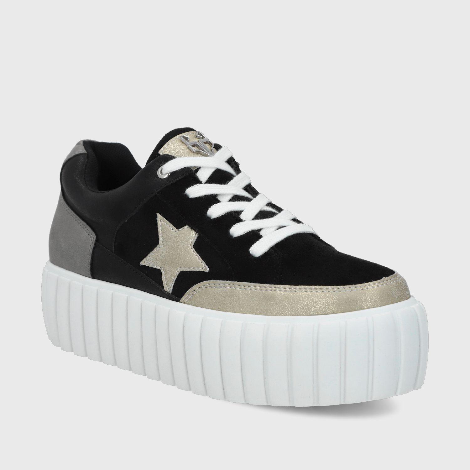 Zapatilla Negra Mujer 43071 Gotta-1