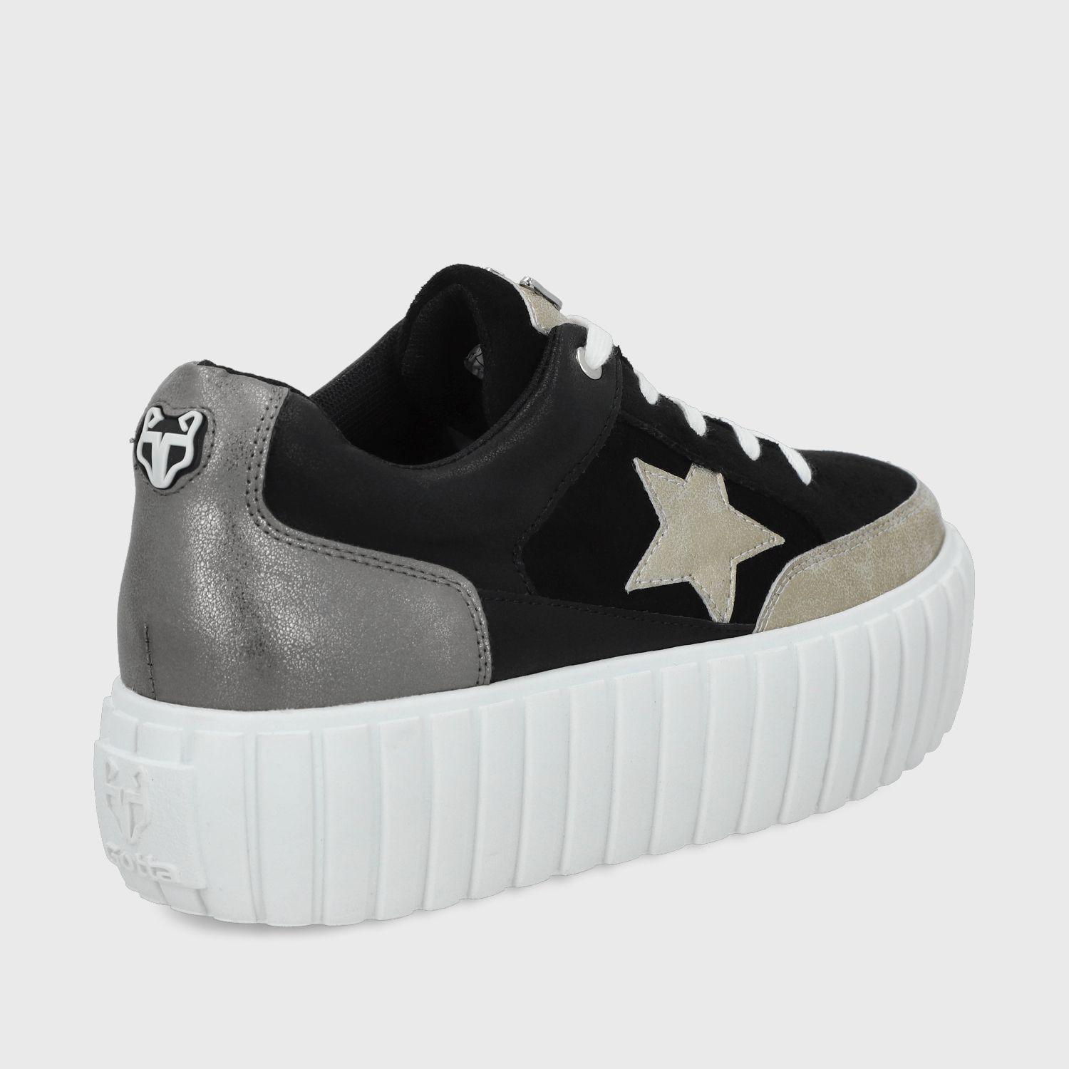 Zapatilla Negra Mujer 43071 Gotta-4
