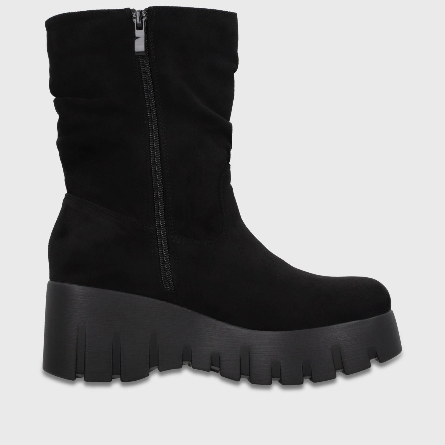 Botin Plataforma Negro Mujer 65891 Gotta-3