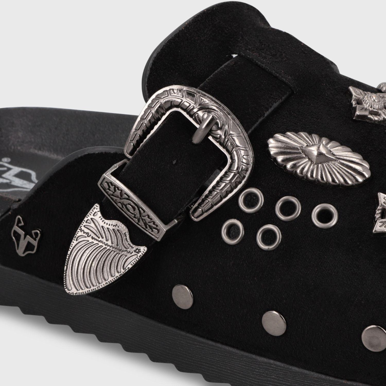Zueco Negro Mujer 65970 Gotta-5