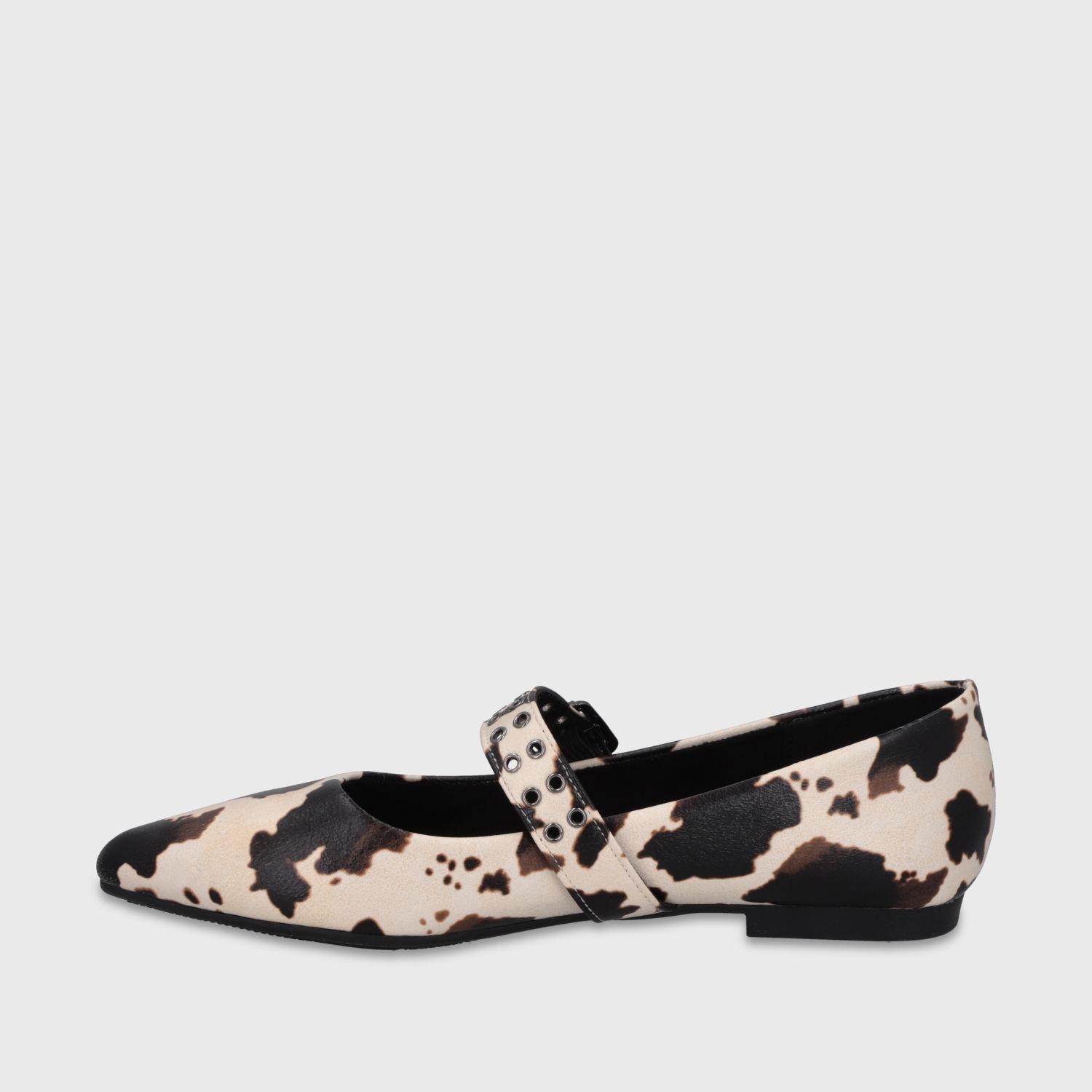 Ballerina Plana Animal Print Mujer 54011 Gotta-3