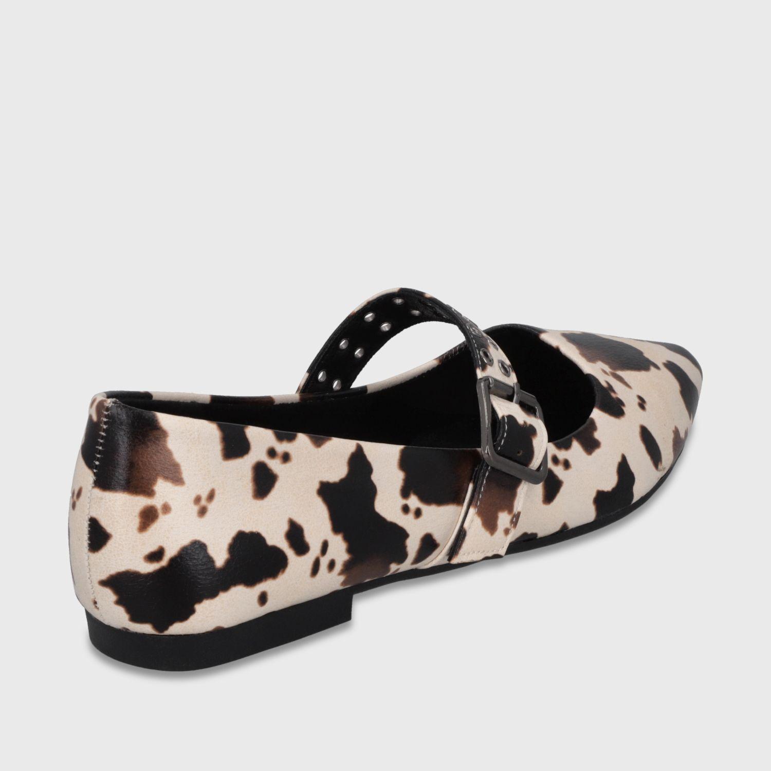 Ballerina Plana Animal Print Mujer 54011 Gotta-4