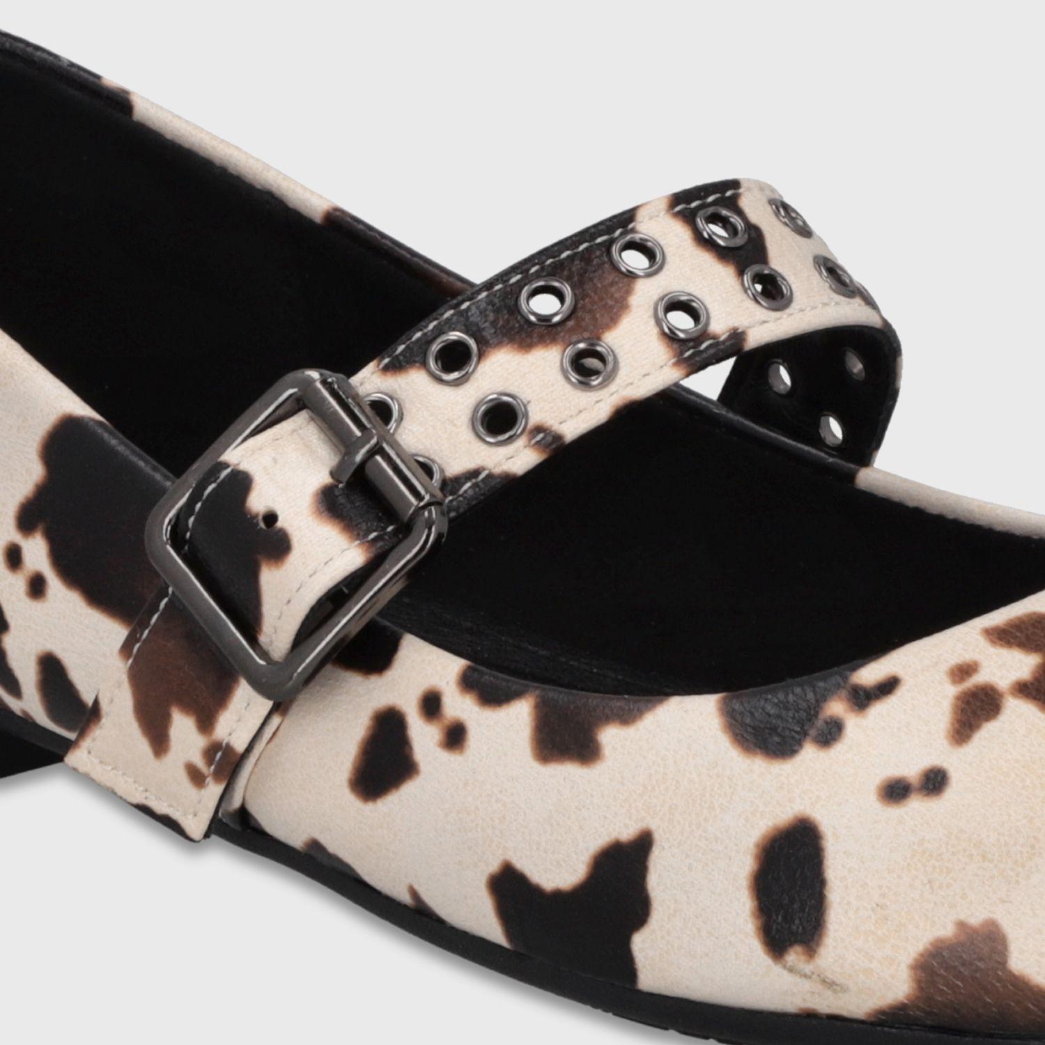 Ballerina Plana Animal Print Mujer 54011 Gotta-5