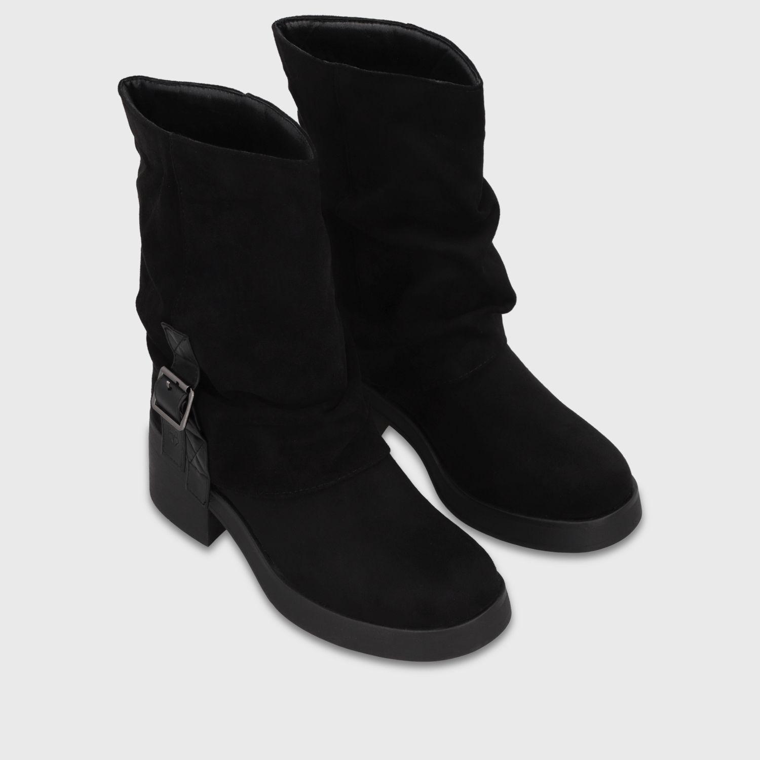 Bota Taco Negra Mujer 552521 Gotta-2
