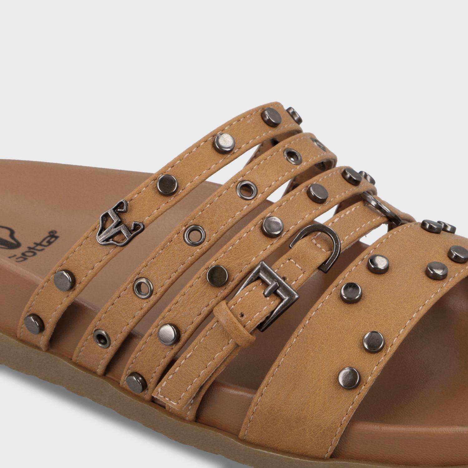 Sandalia Camel Mujer 64160 Gotta-5