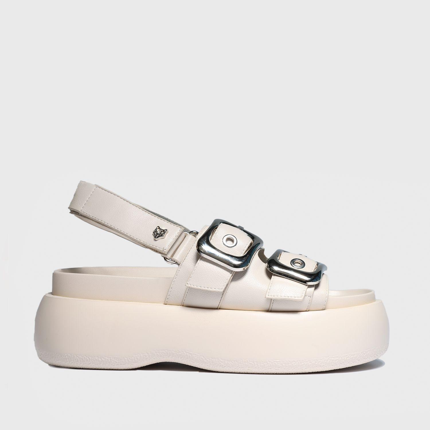 Sandalia Plataforma Blanca Mujer 25270 Gotta-0