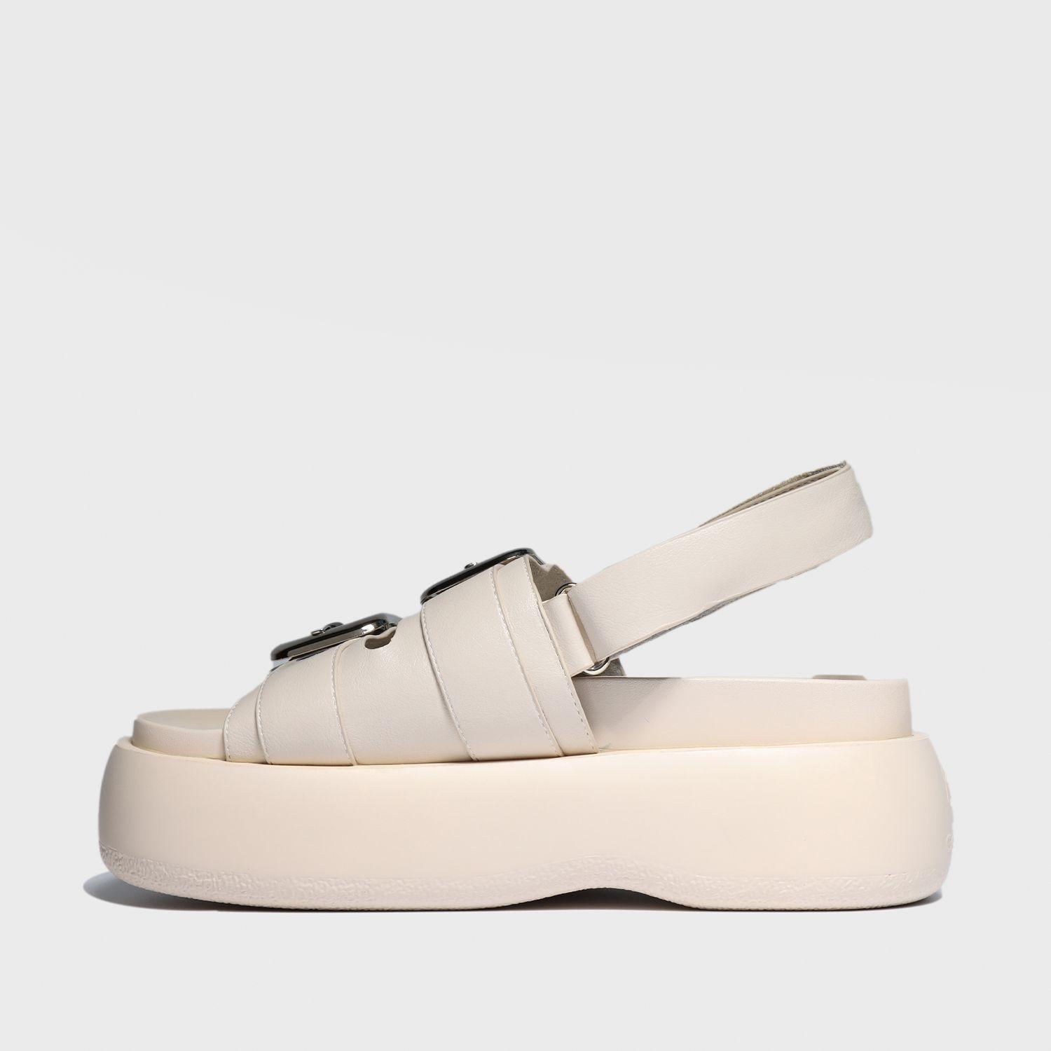 Sandalia Plataforma Blanca Mujer 25270 Gotta-3