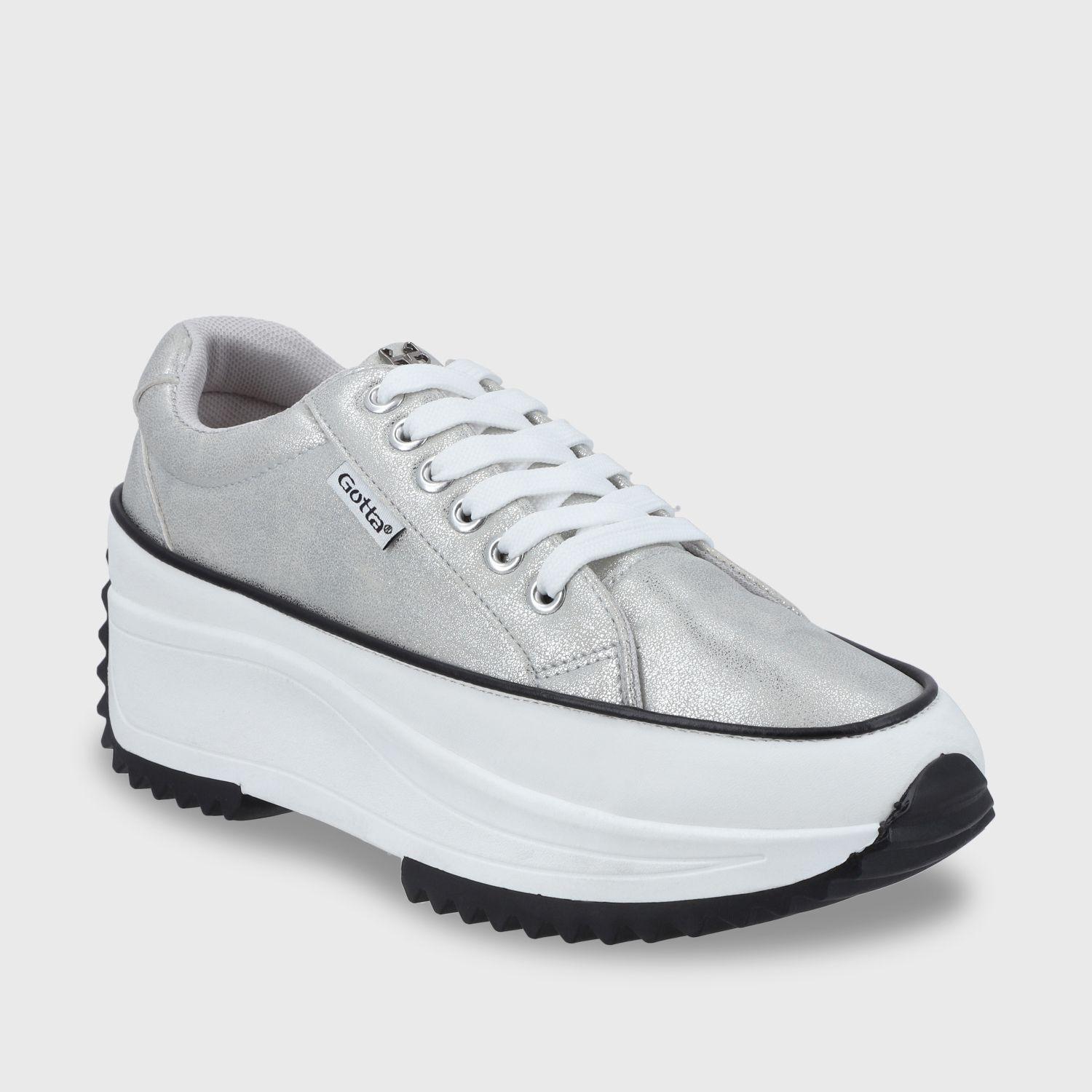 Zapatilla Plateada Mujer 25970 Gotta-1