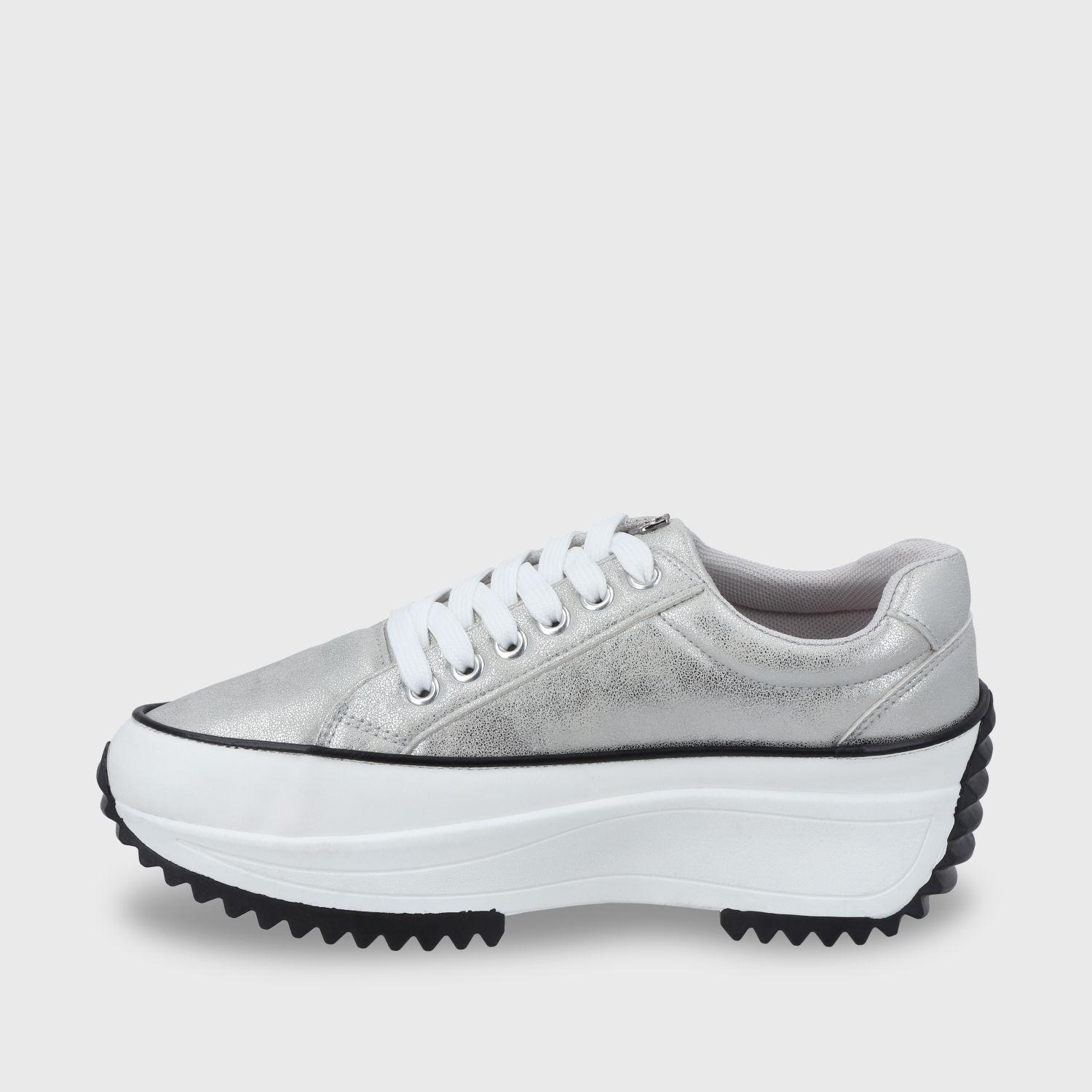 Zapatilla Plateada Mujer 25970 Gotta-4