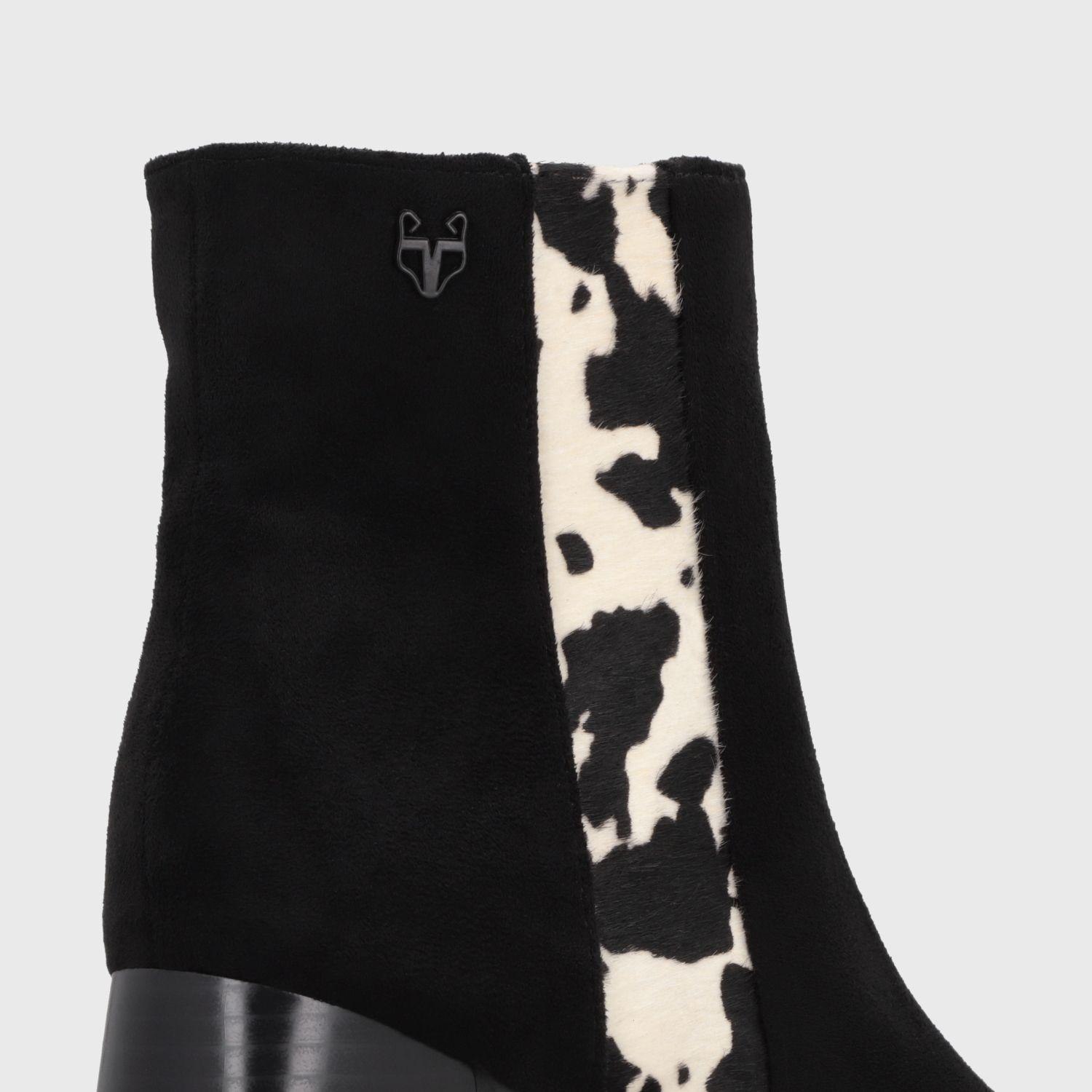 Botin Taco Negro Mujer 6591 Gotta-5