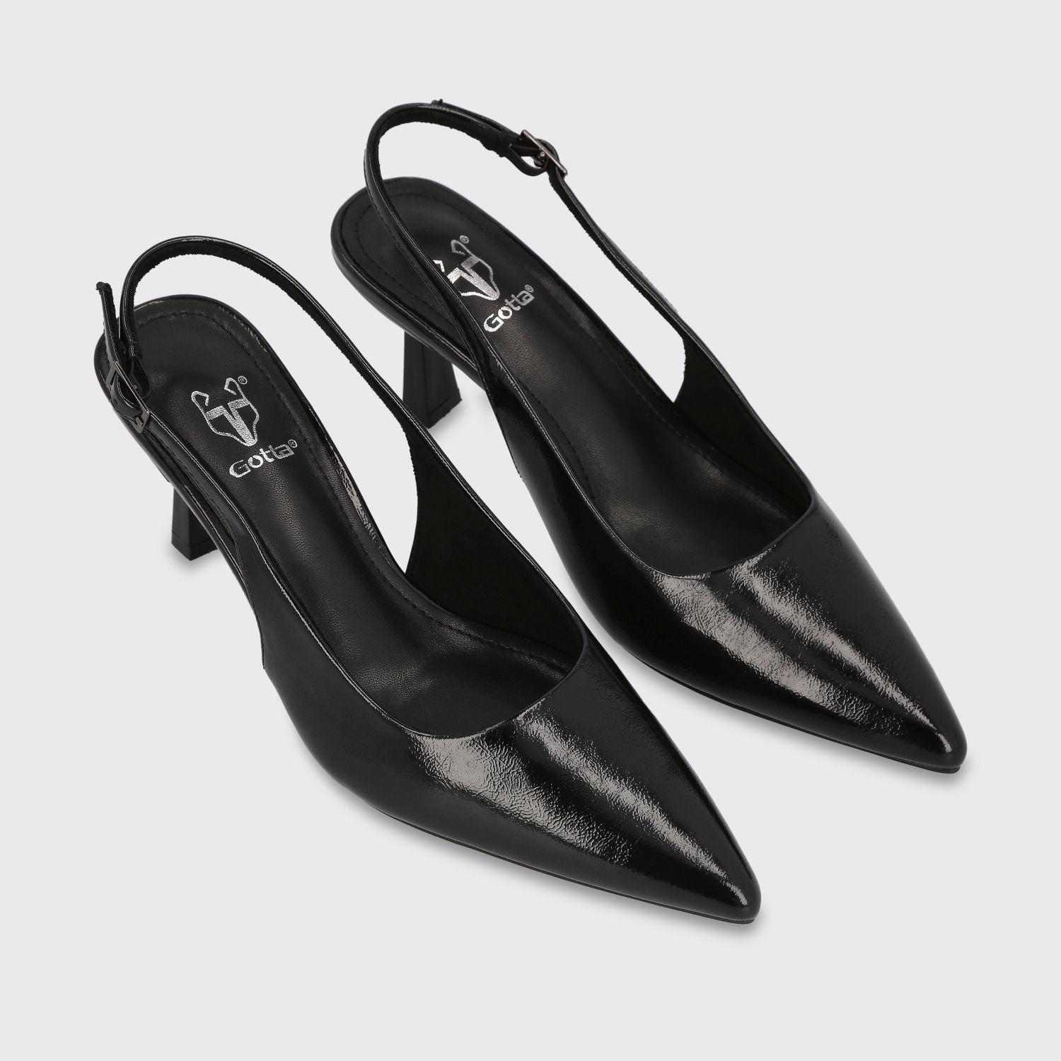 Zapato Taco Negro Mujer 6423001 Gotta-2