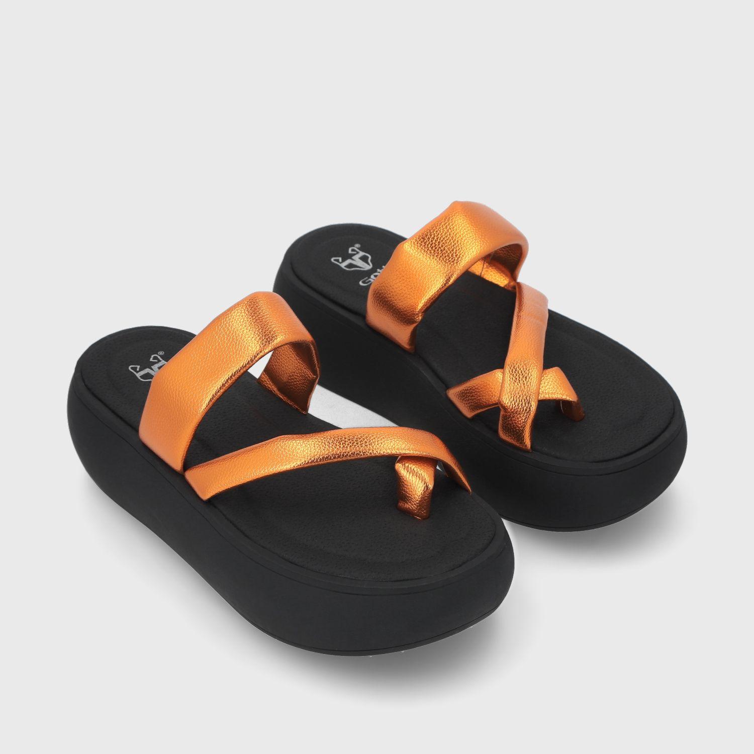 Sandalia Naranja  Mujer 43031 Gotta-2