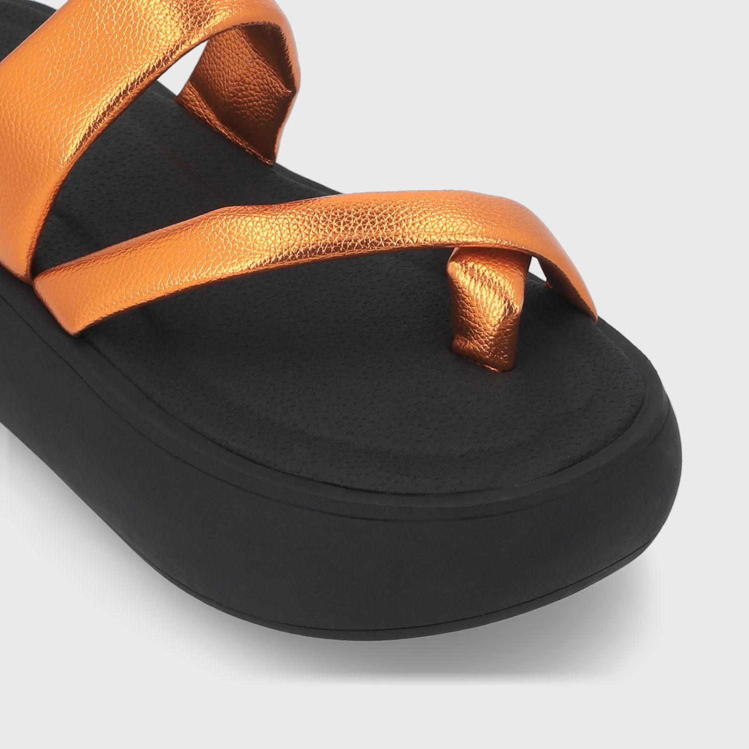 Sandalia Naranja  Mujer 43031 Gotta-5