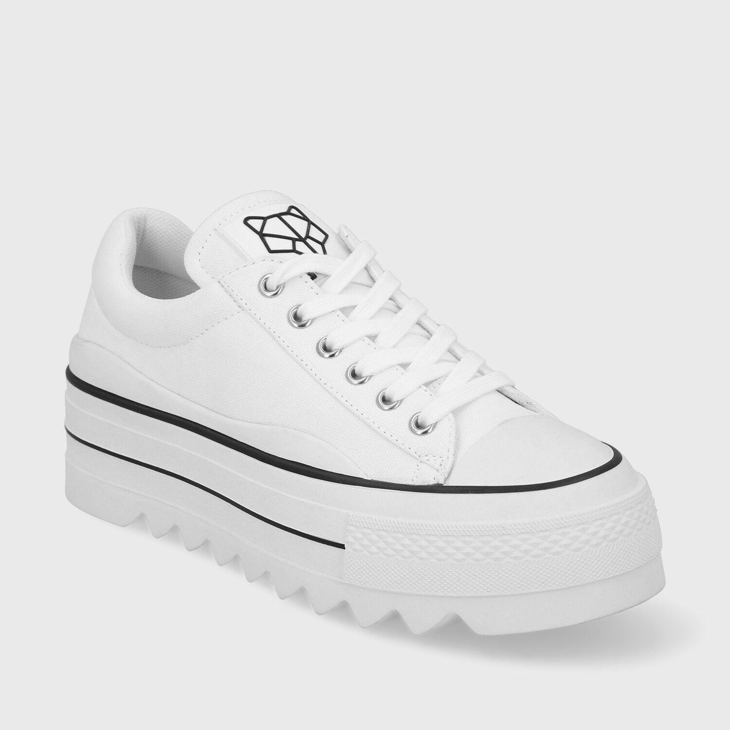 Zapatilla Plataforma Blanca  Mujer 33740 Gotta-1
