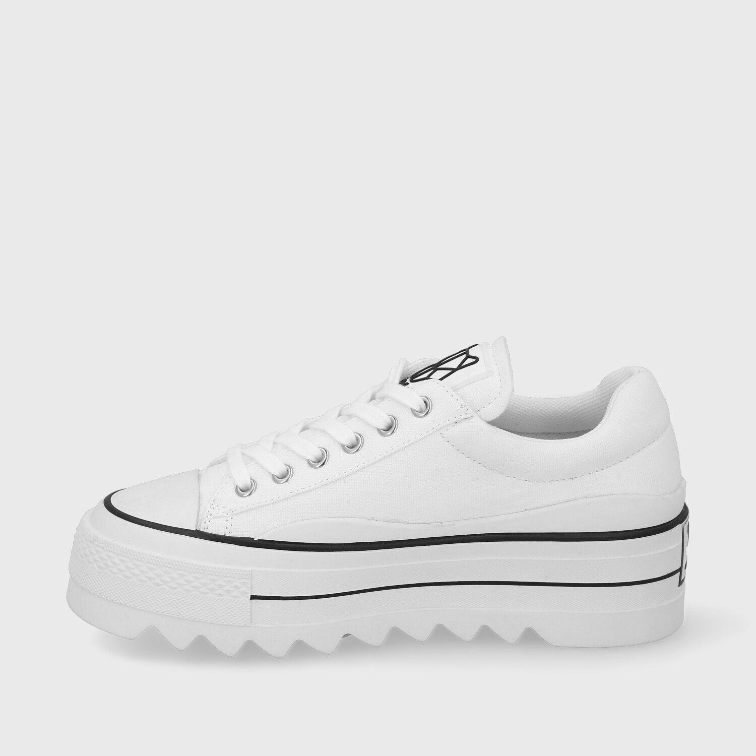 Zapatilla Plataforma Blanca  Mujer 33740 Gotta-3