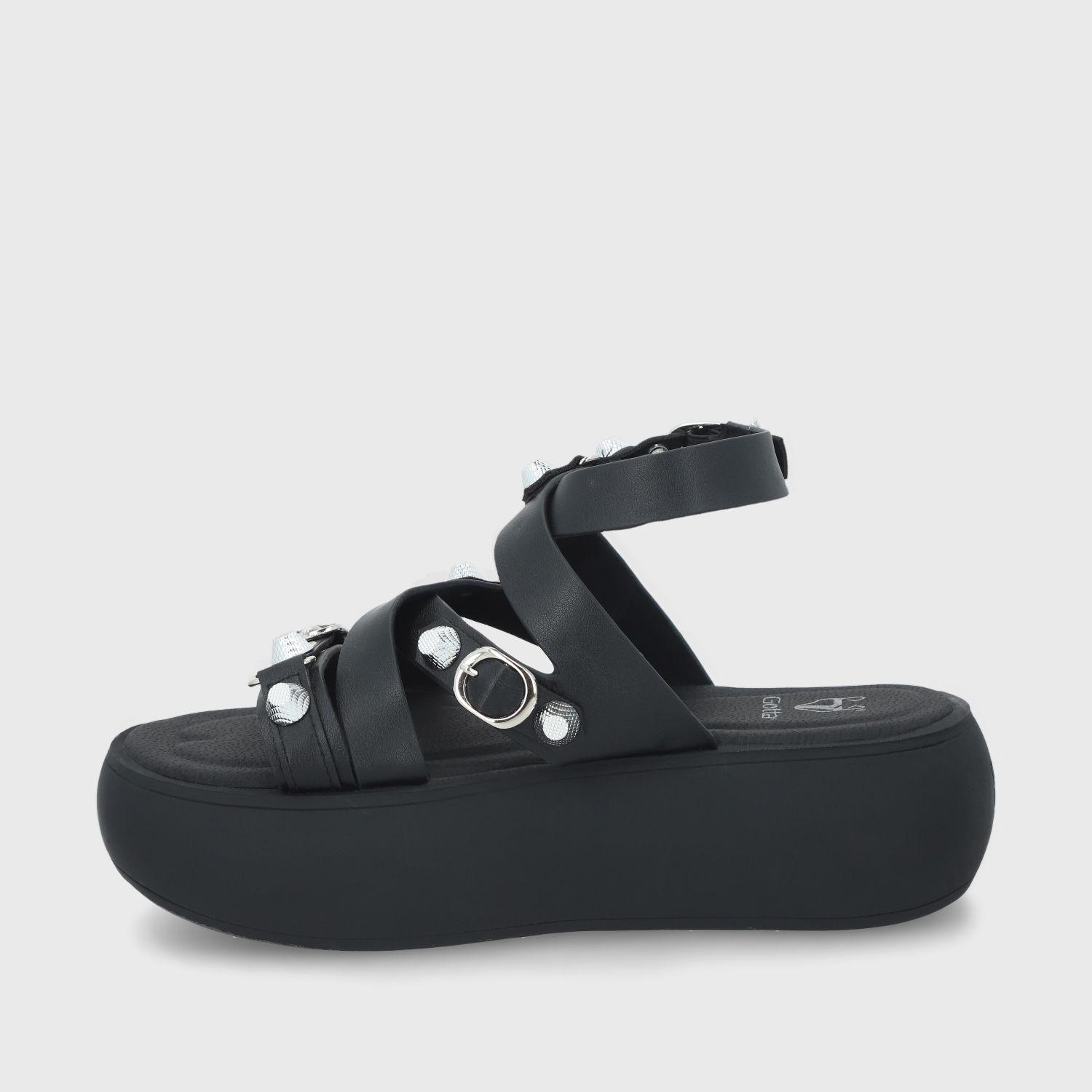 Sandalia Negra  Mujer 43032 Gotta-3