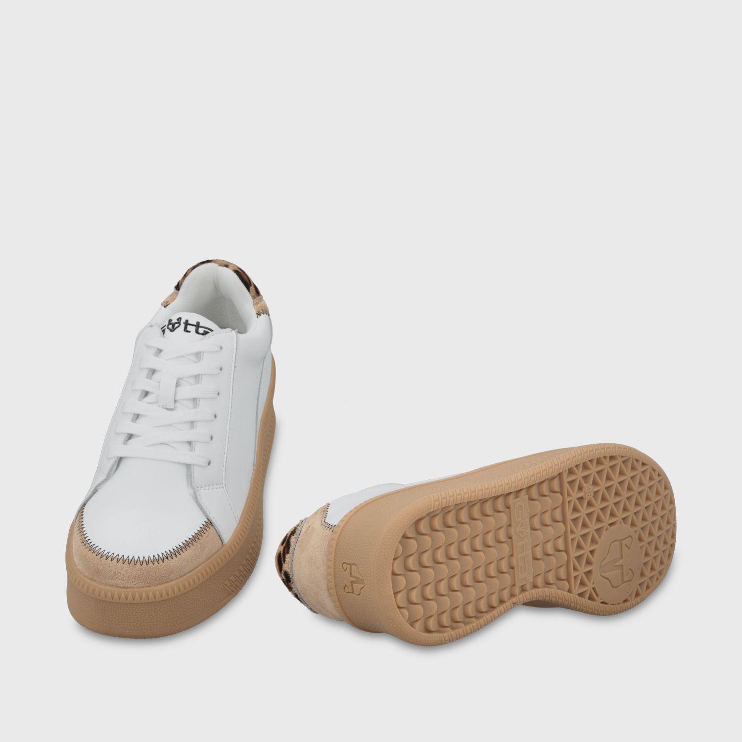 Zapatilla Plataforma Blanca Mujer 67310 Gotta-6