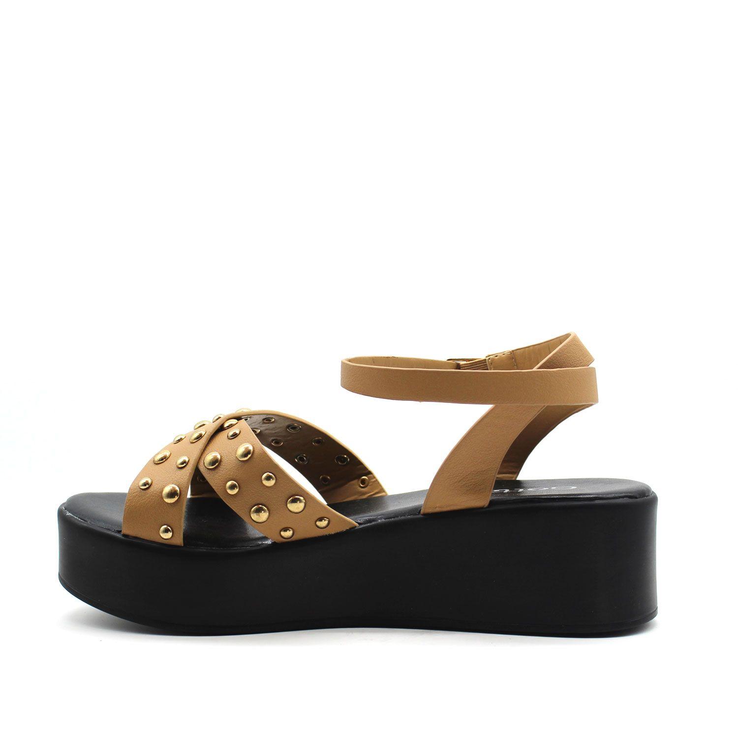 SANDALIA CAMEL C5855-4