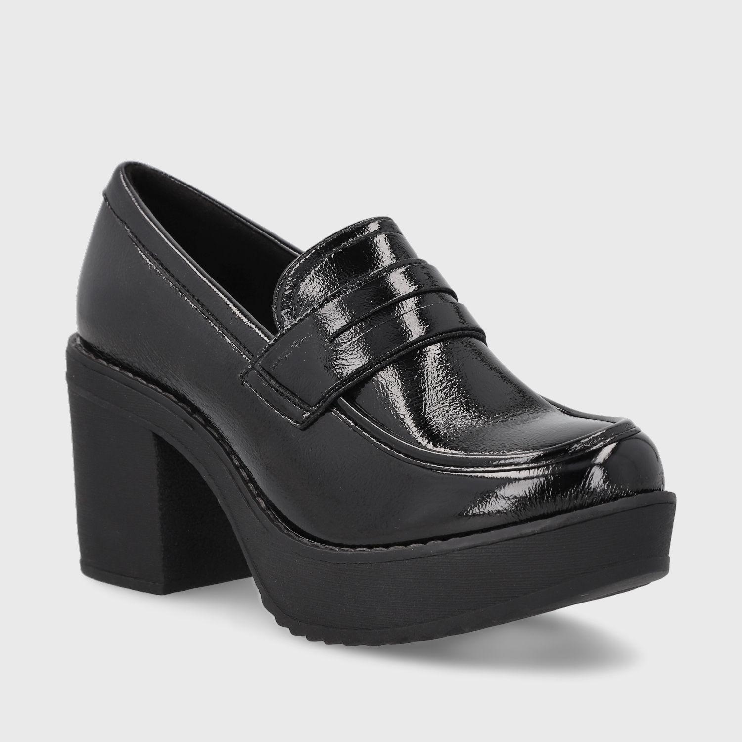 Zapato Negro Charol Mujer 13503 Gotta-1
