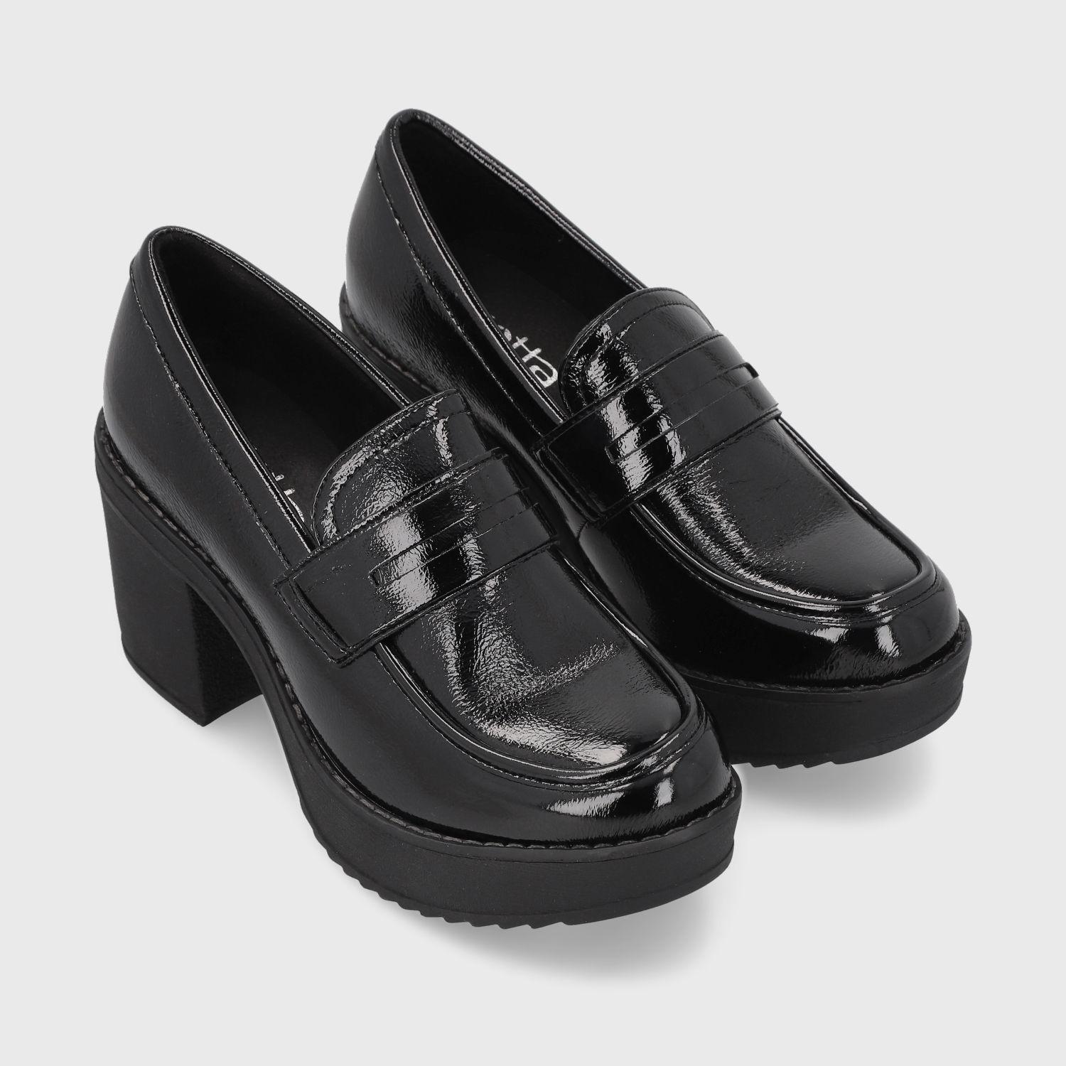 Zapato Negro Charol Mujer 13503 Gotta-2