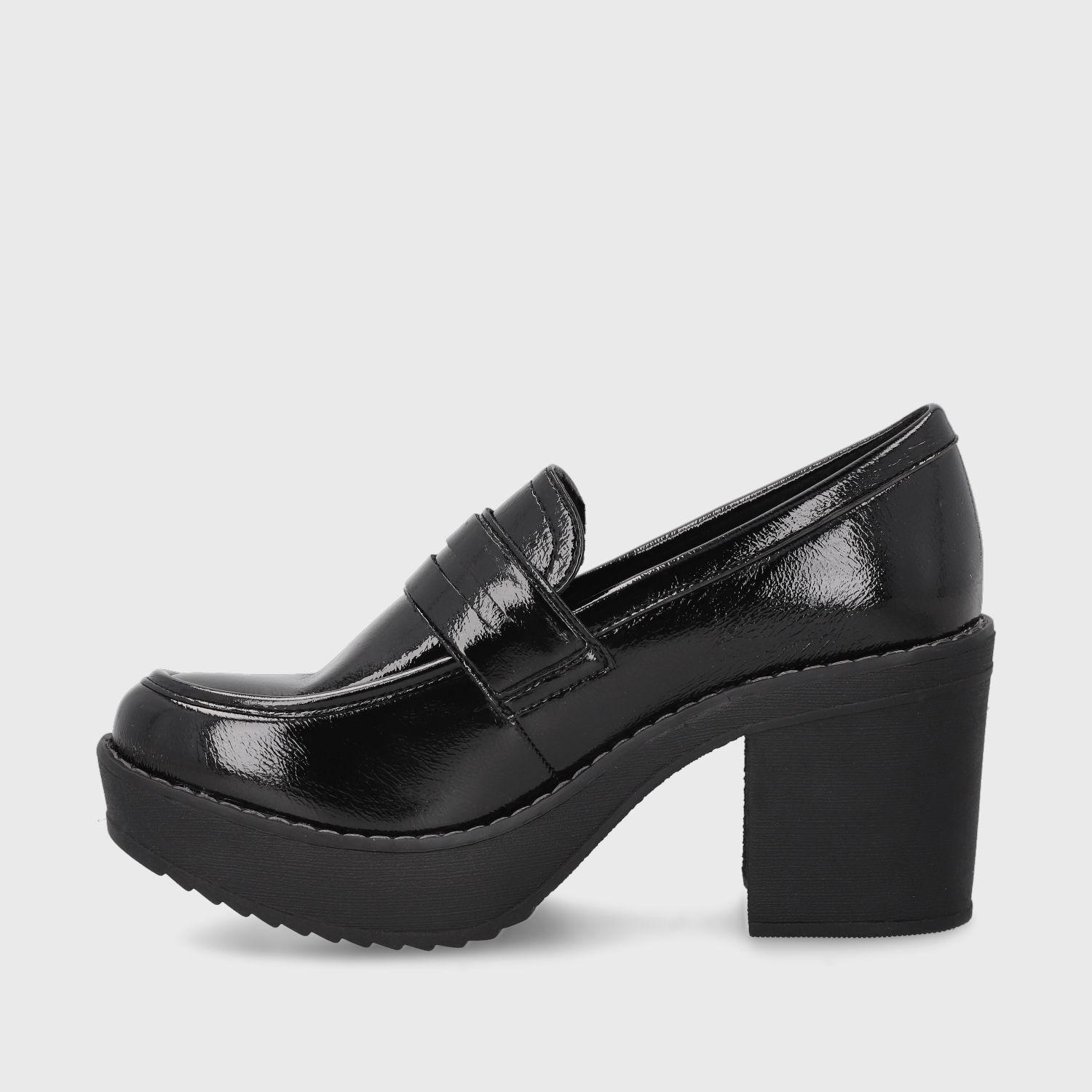 Zapato Negro Charol Mujer 13503 Gotta-3