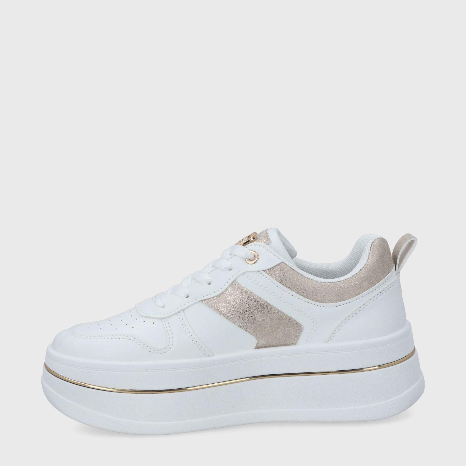 Zapatilla Plataforma Blanca Mujer 58010 Gotta-7