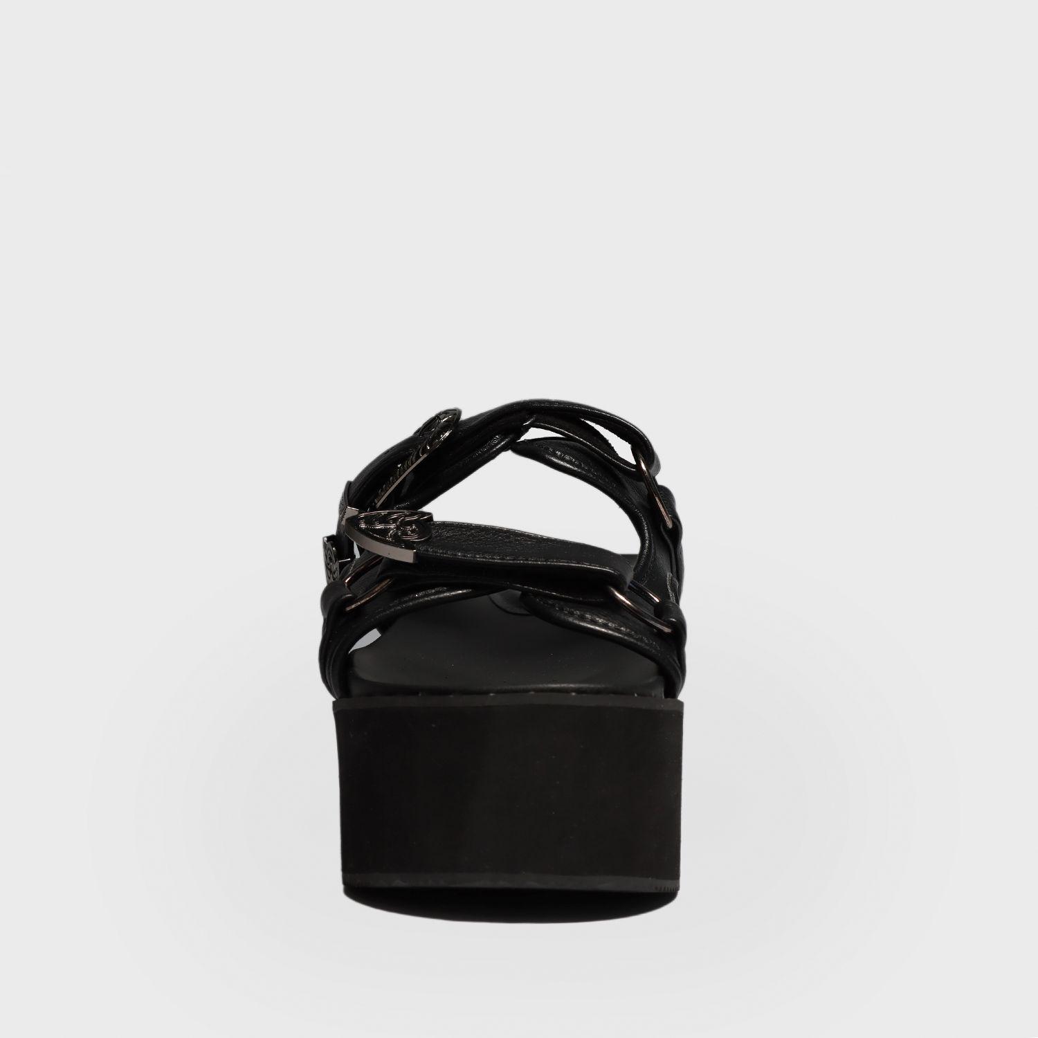 Sandalia Plataforma Negra Mujer 15667 Gotta-2