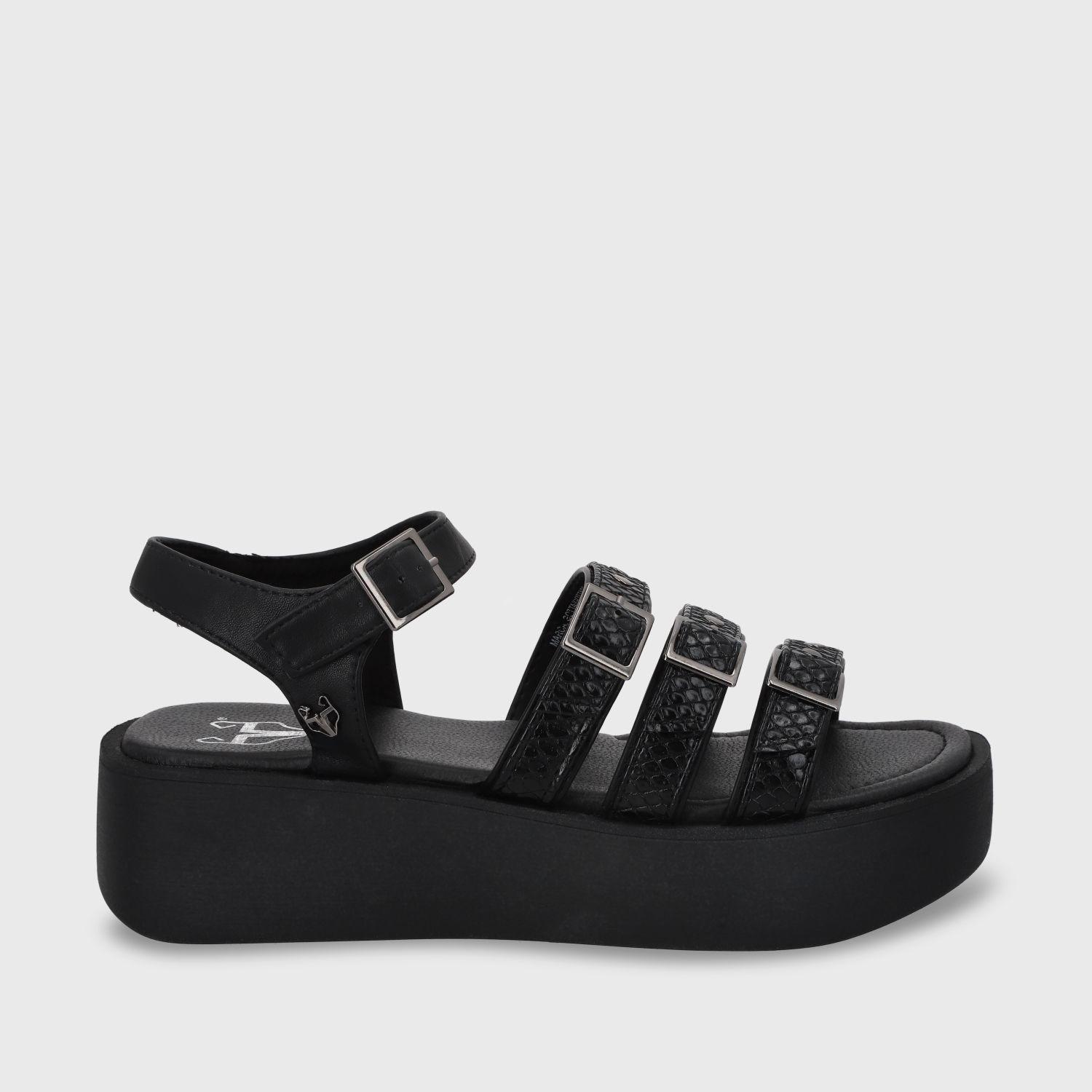 Sandalia Plataforma Negro Mujer 53731 Gotta-0