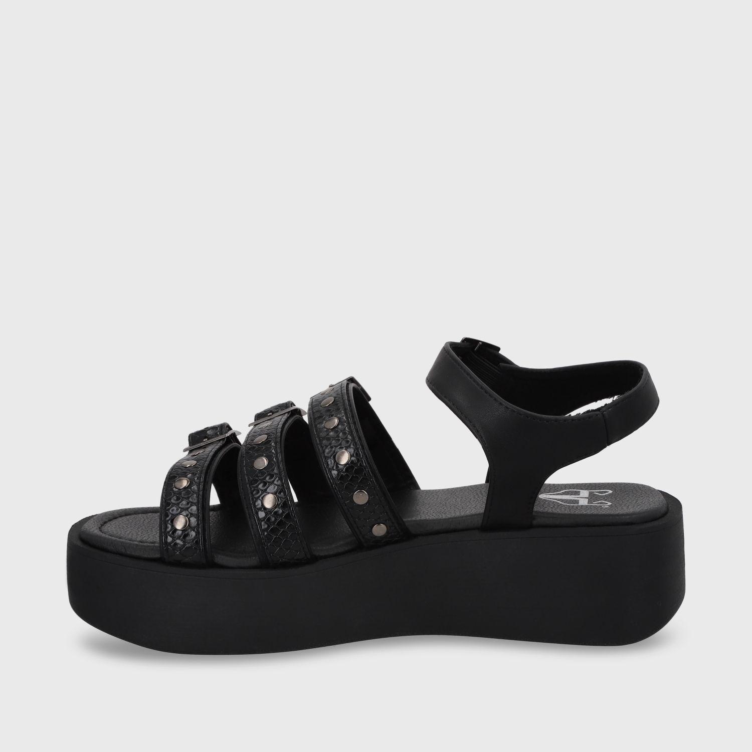 Sandalia Plataforma Negro Mujer 53731 Gotta-3